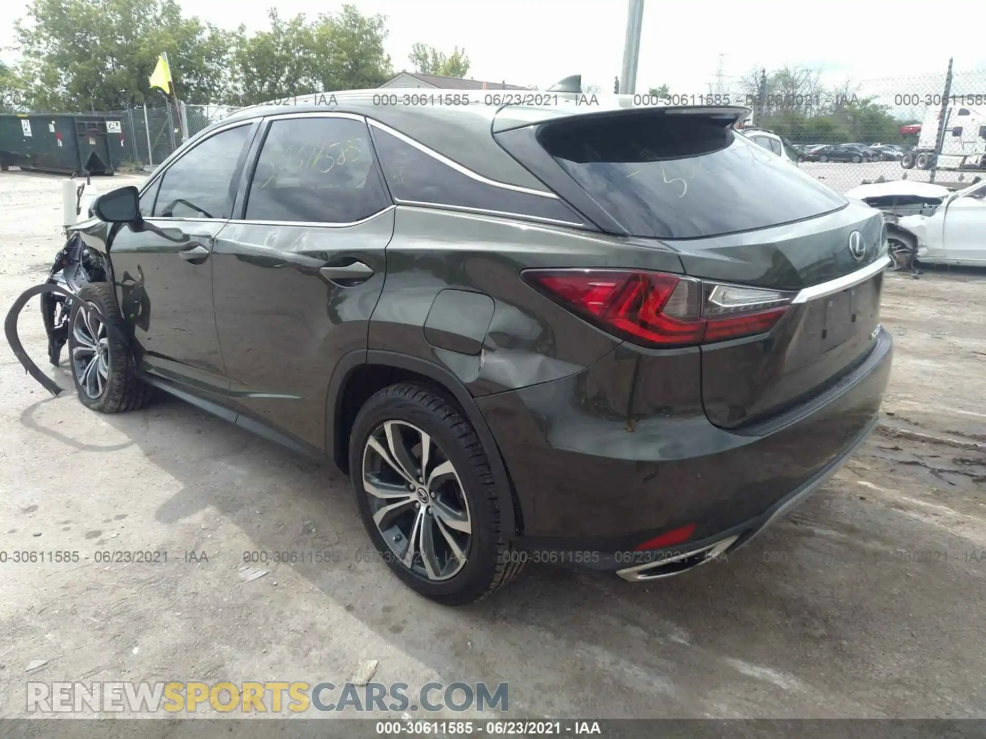 3 Photograph of a damaged car 2T2HZMDA2LC221981 LEXUS RX 2020