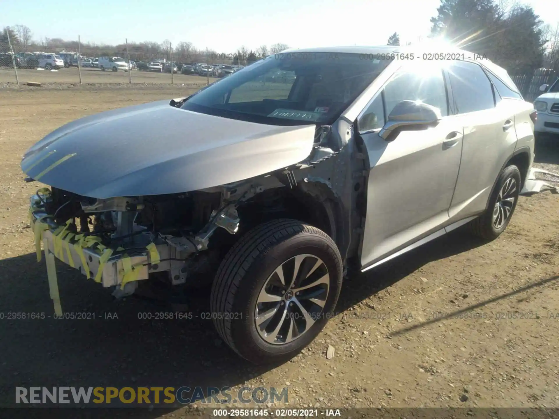 2 Photograph of a damaged car 2T2HZMDA2LC231734 LEXUS RX 2020