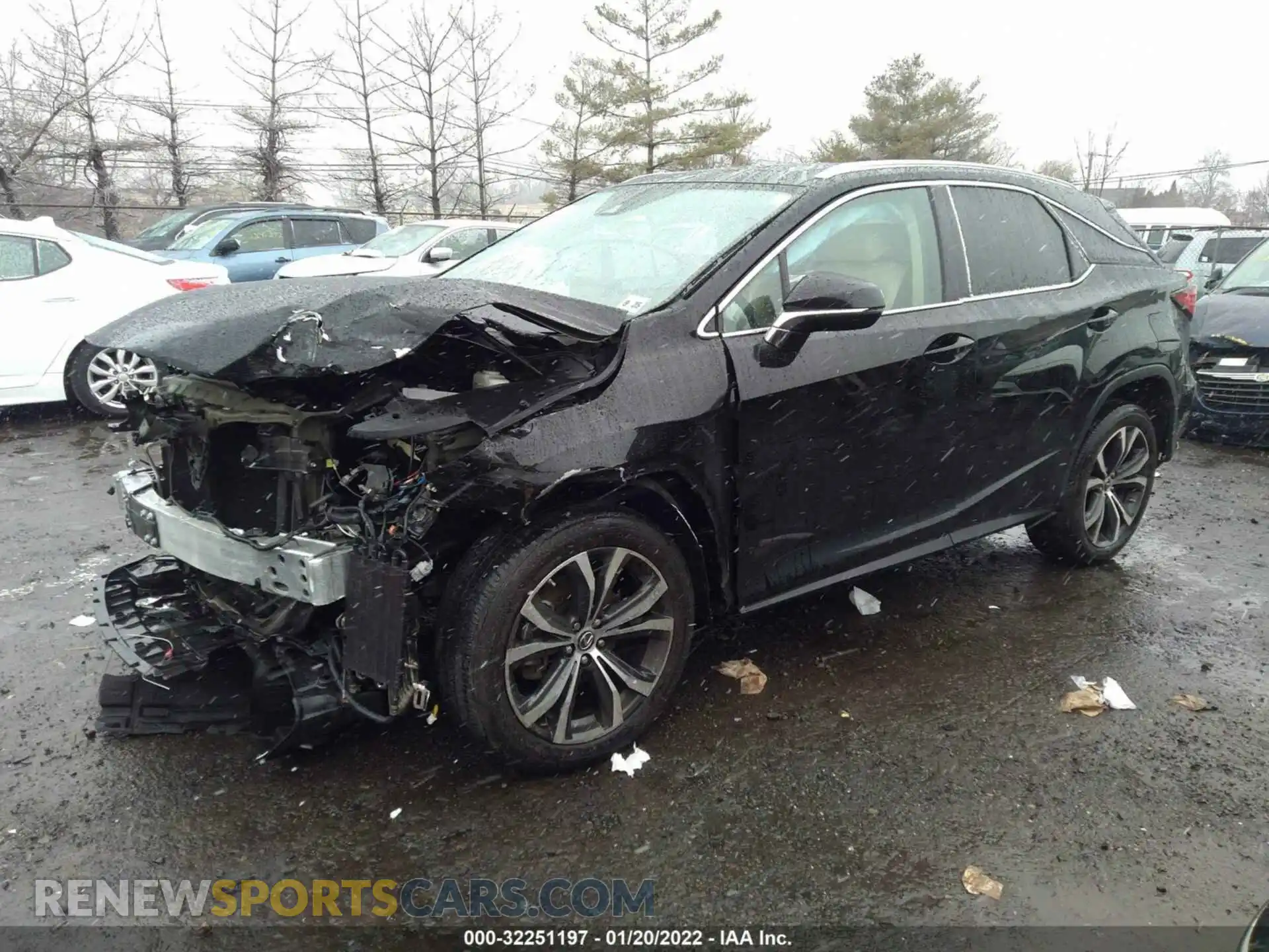 2 fotografías del automóvil dañado 2T2HZMDA2LC249134 LEXUS RX 2020
