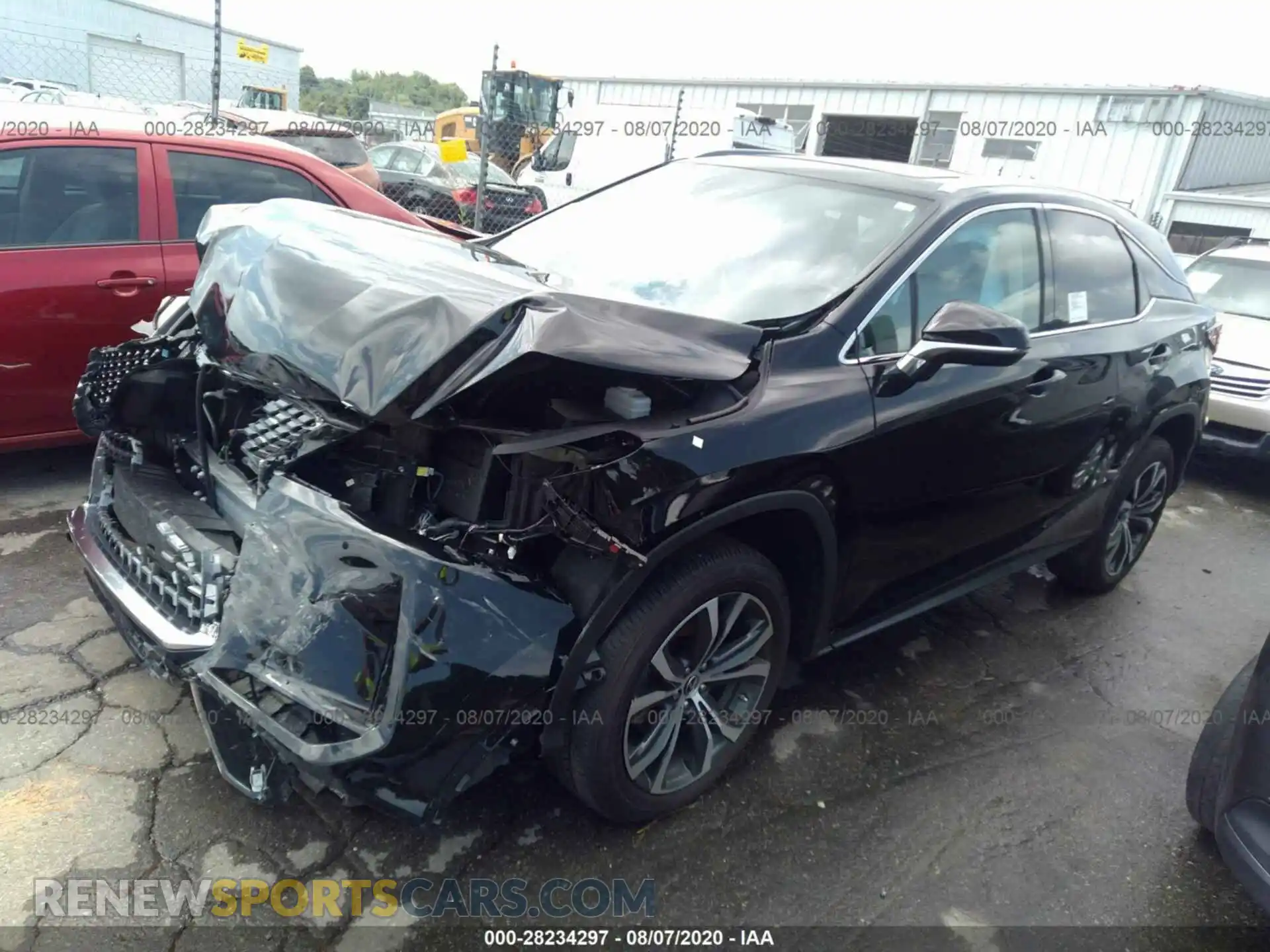 2 Photograph of a damaged car 2T2HZMDA3LC217616 LEXUS RX 2020