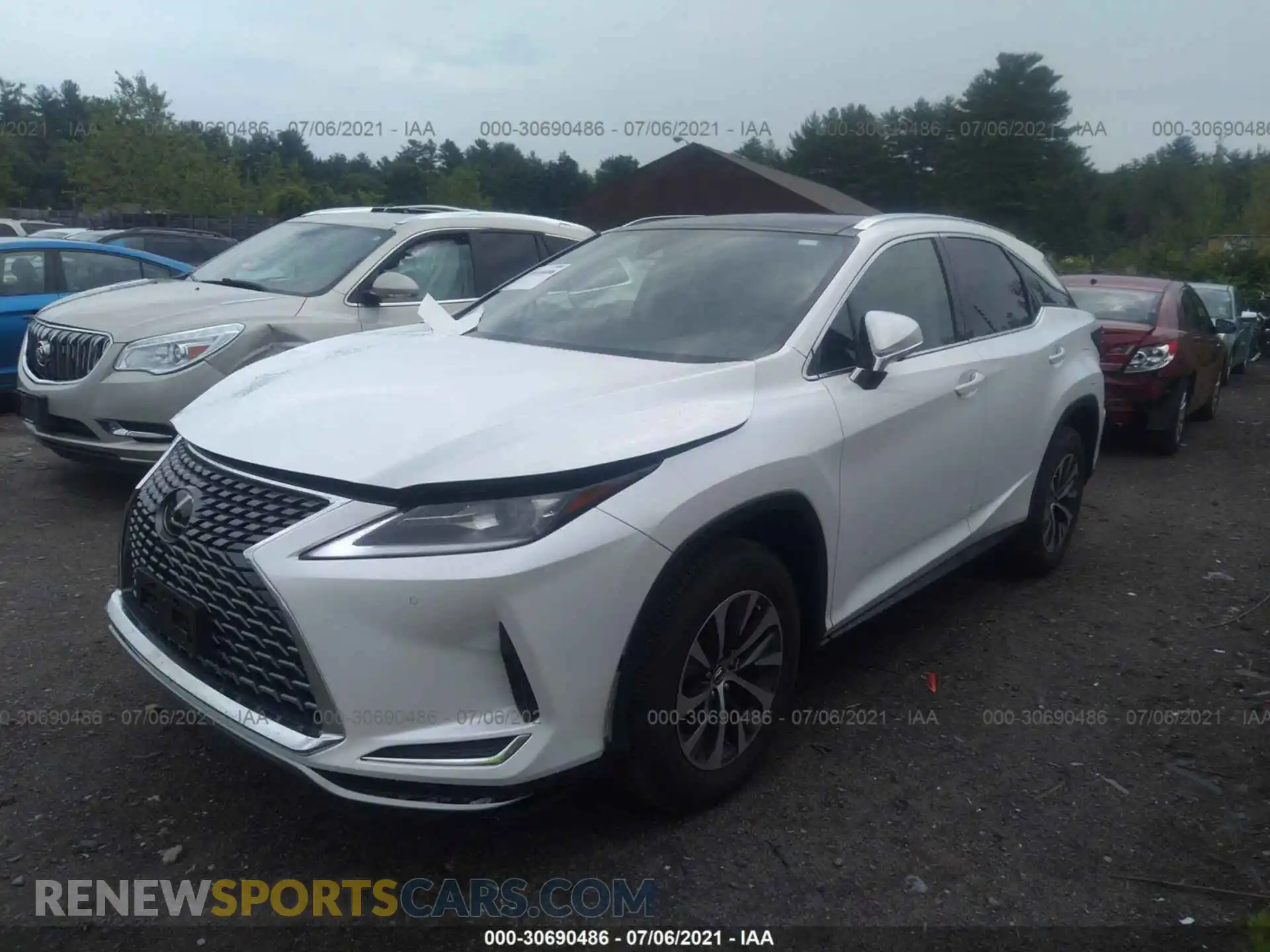 2 Photograph of a damaged car 2T2HZMDA5LC251265 LEXUS RX 2020