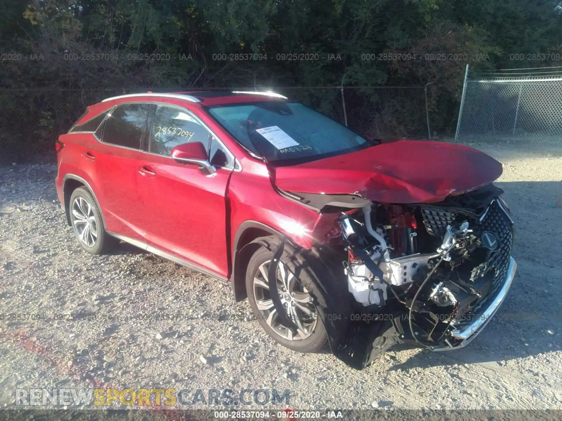 1 Фотография поврежденного автомобиля 2T2HZMDA6LC212636 LEXUS RX 2020