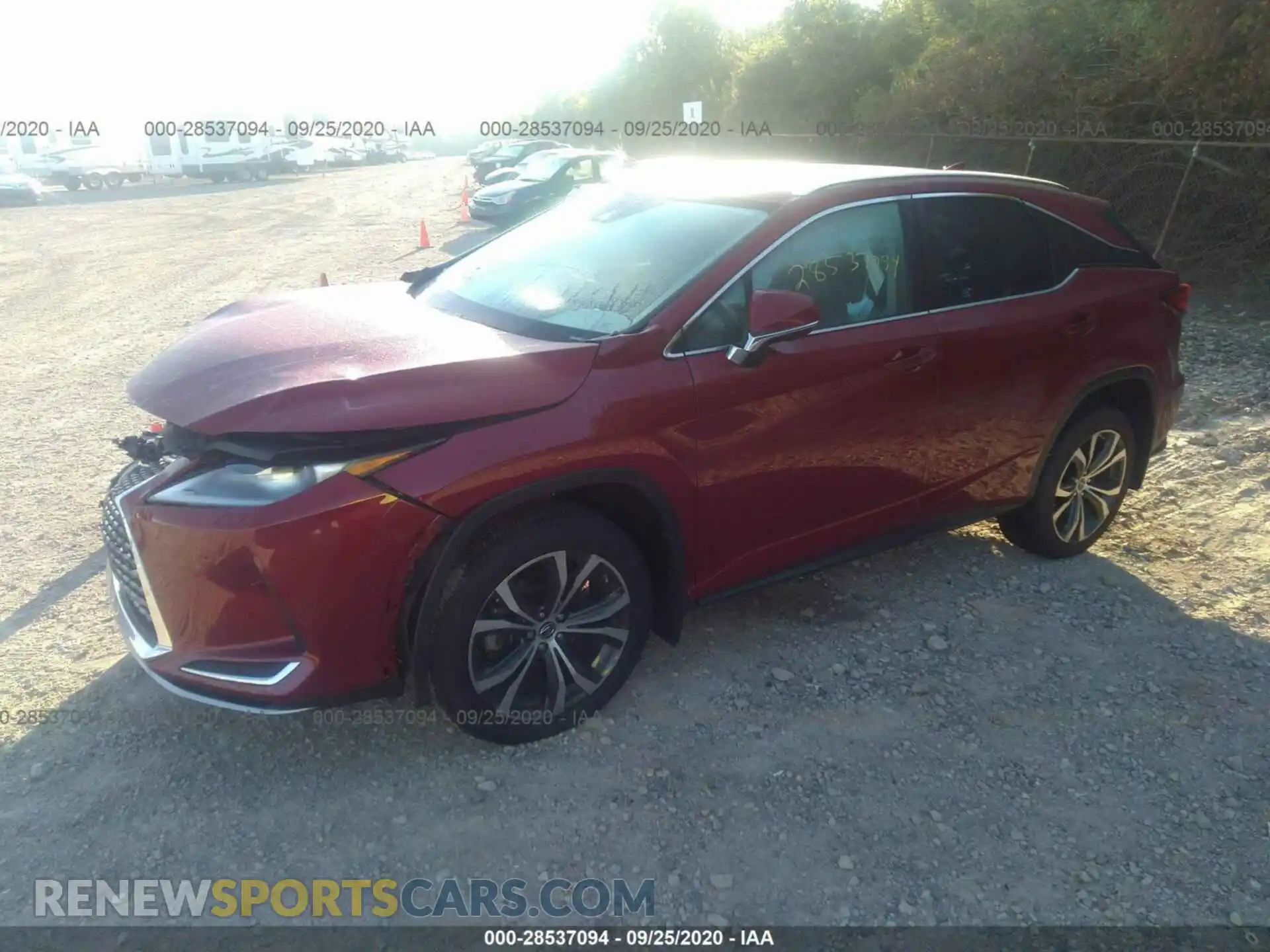 2 Фотография поврежденного автомобиля 2T2HZMDA6LC212636 LEXUS RX 2020