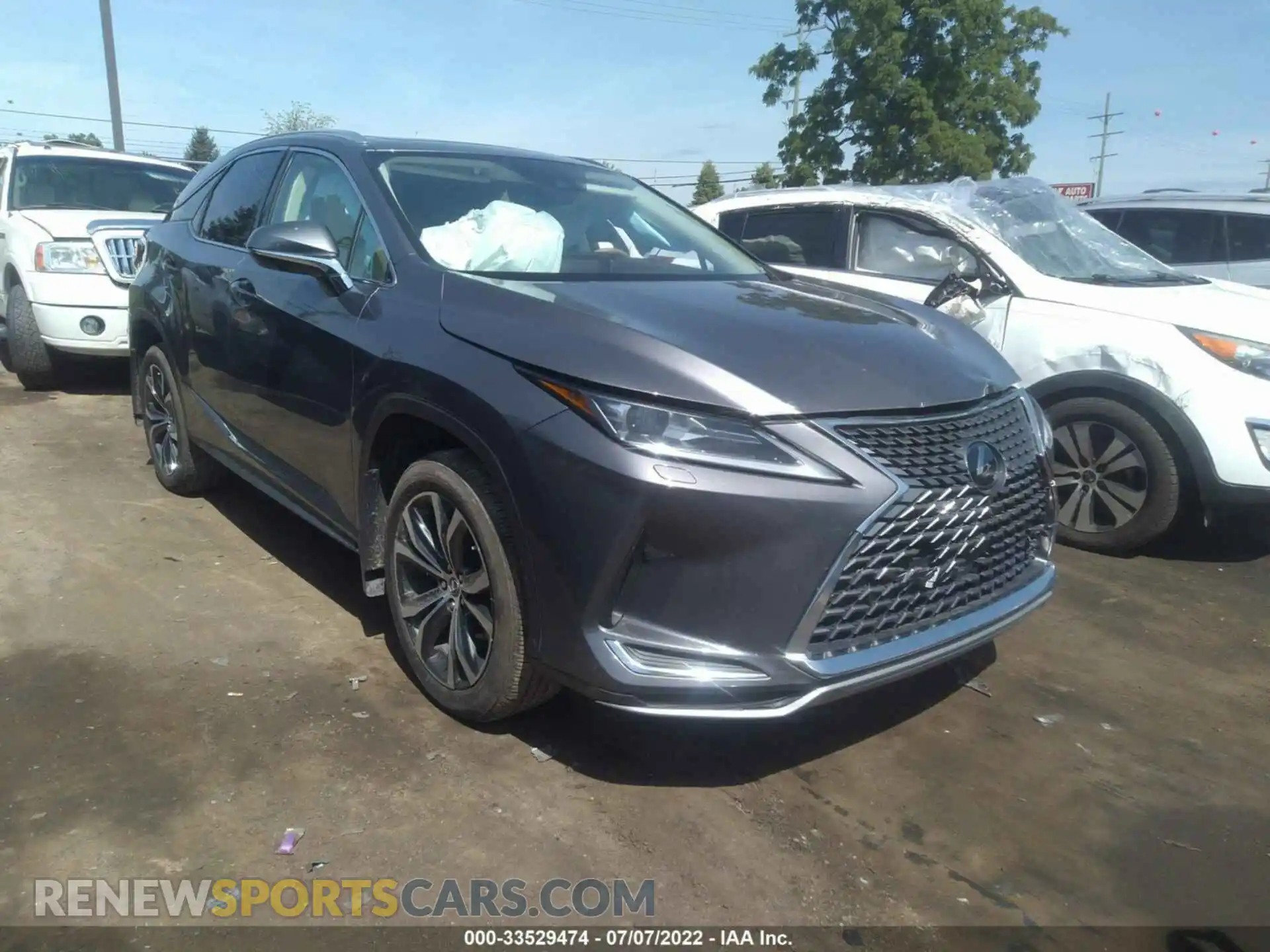 1 Photograph of a damaged car 2T2HZMDA7LC249713 LEXUS RX 2020