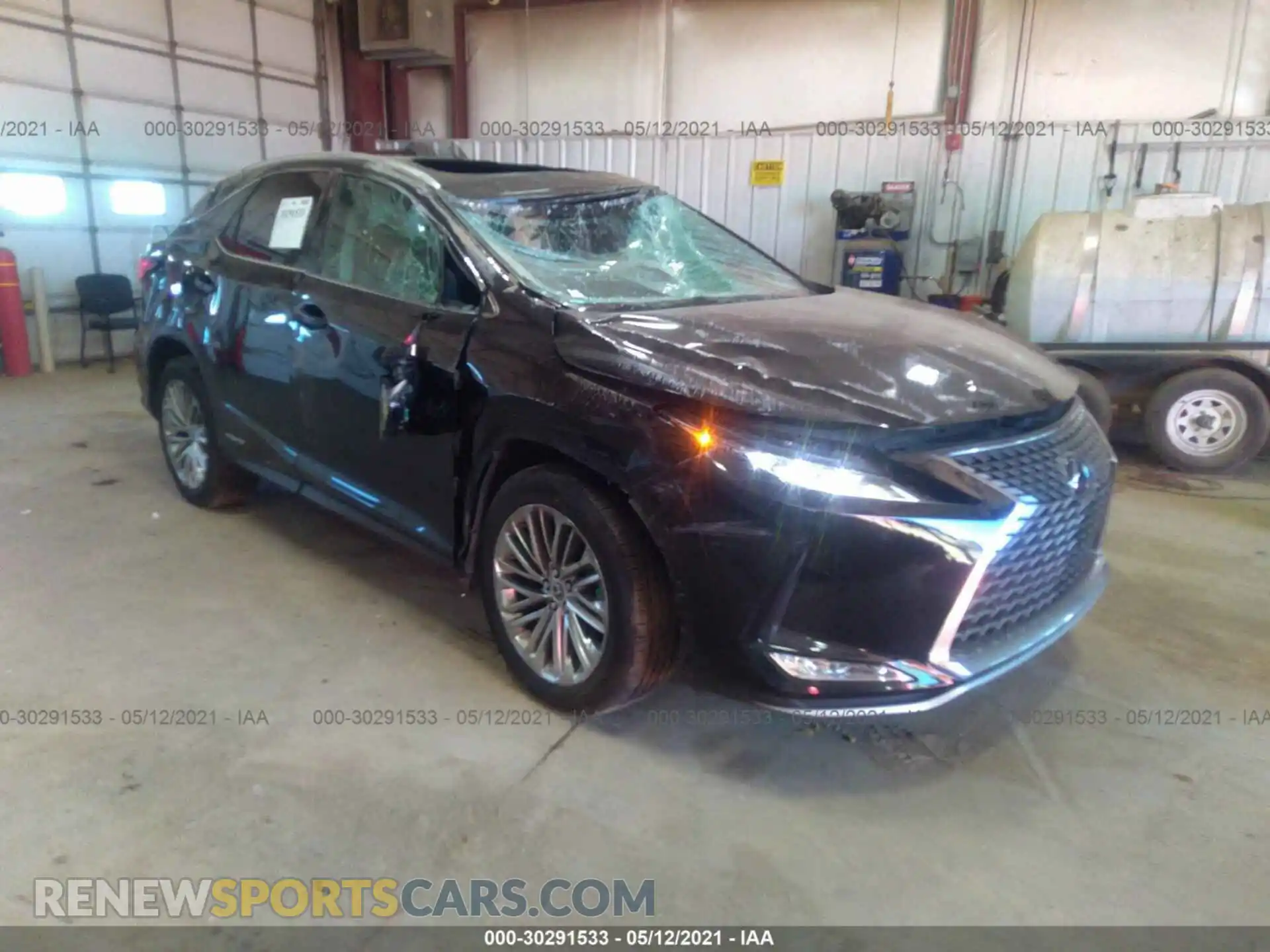 1 Photograph of a damaged car 2T2JGMDA4LC052117 LEXUS RX 2020