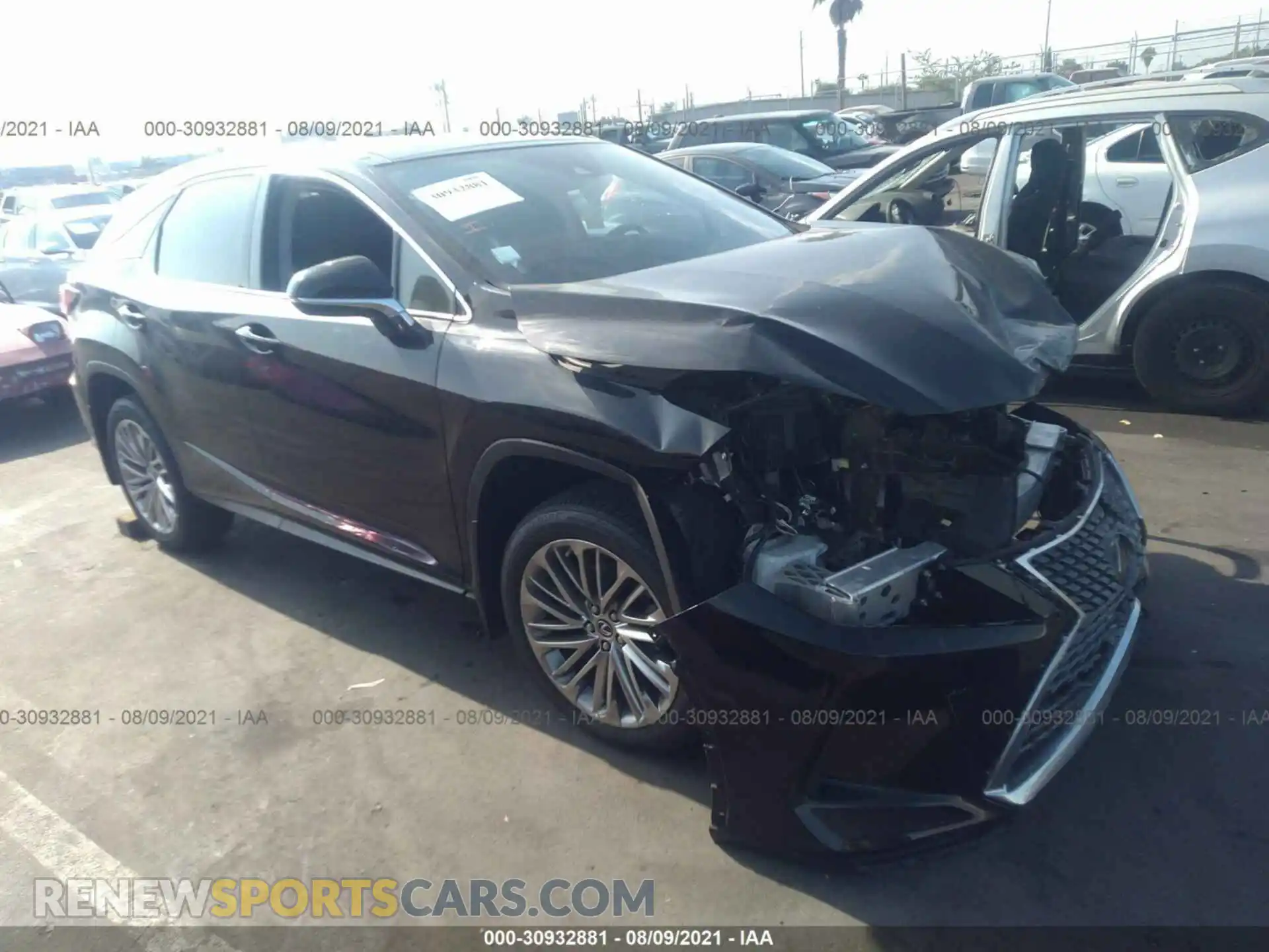 1 Photograph of a damaged car 2T2JZMAA6LC164769 LEXUS RX 2020