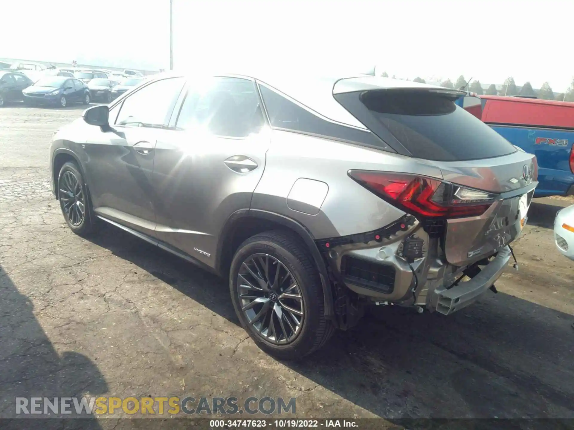 3 Photograph of a damaged car 2T2SGMDA8LC045174 LEXUS RX 2020