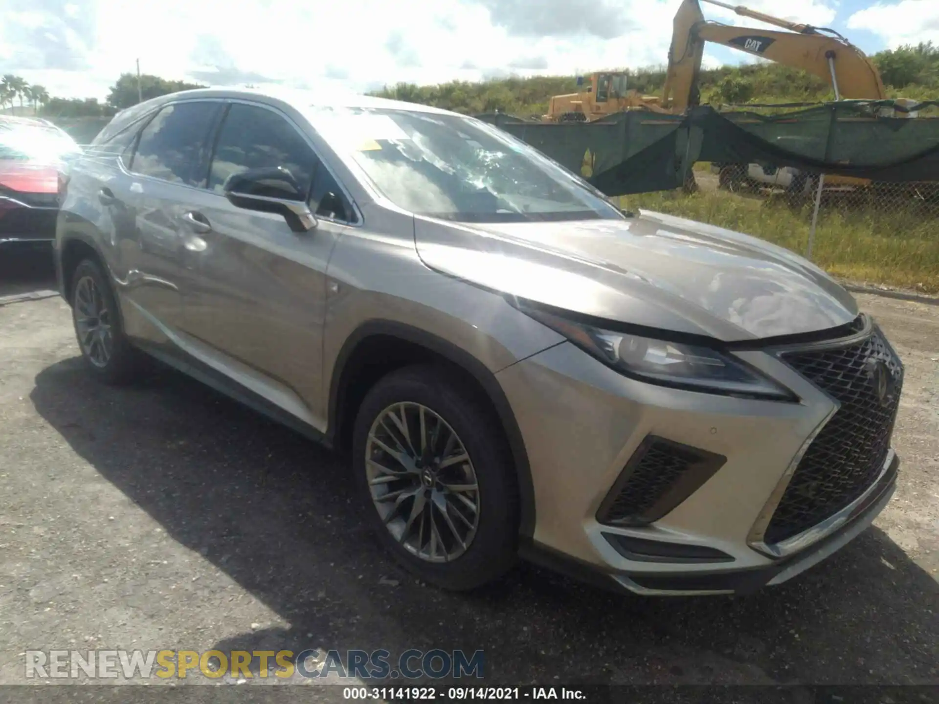 1 Photograph of a damaged car 2T2SZMAA5LC176447 LEXUS RX 2020
