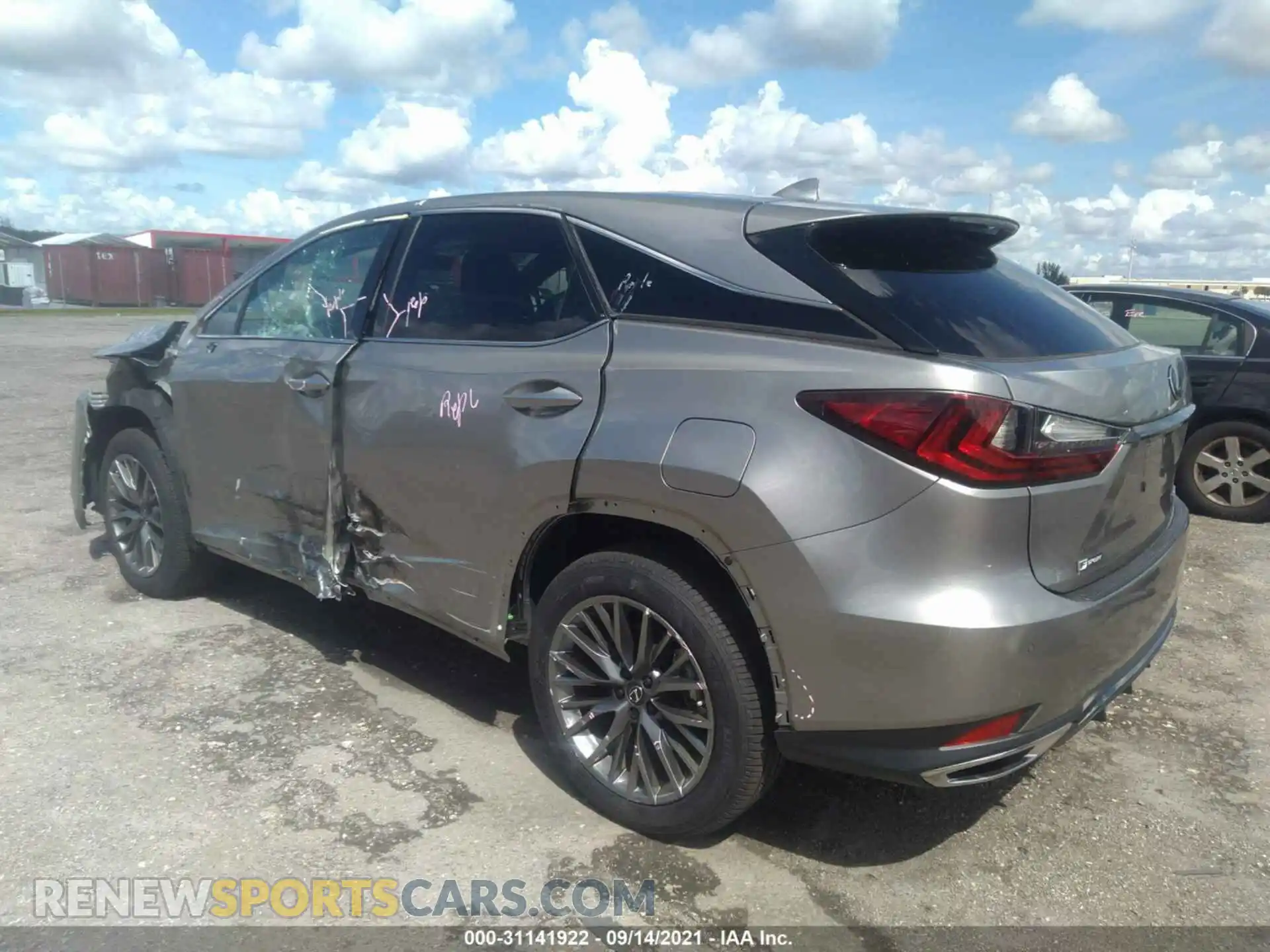 3 Photograph of a damaged car 2T2SZMAA5LC176447 LEXUS RX 2020