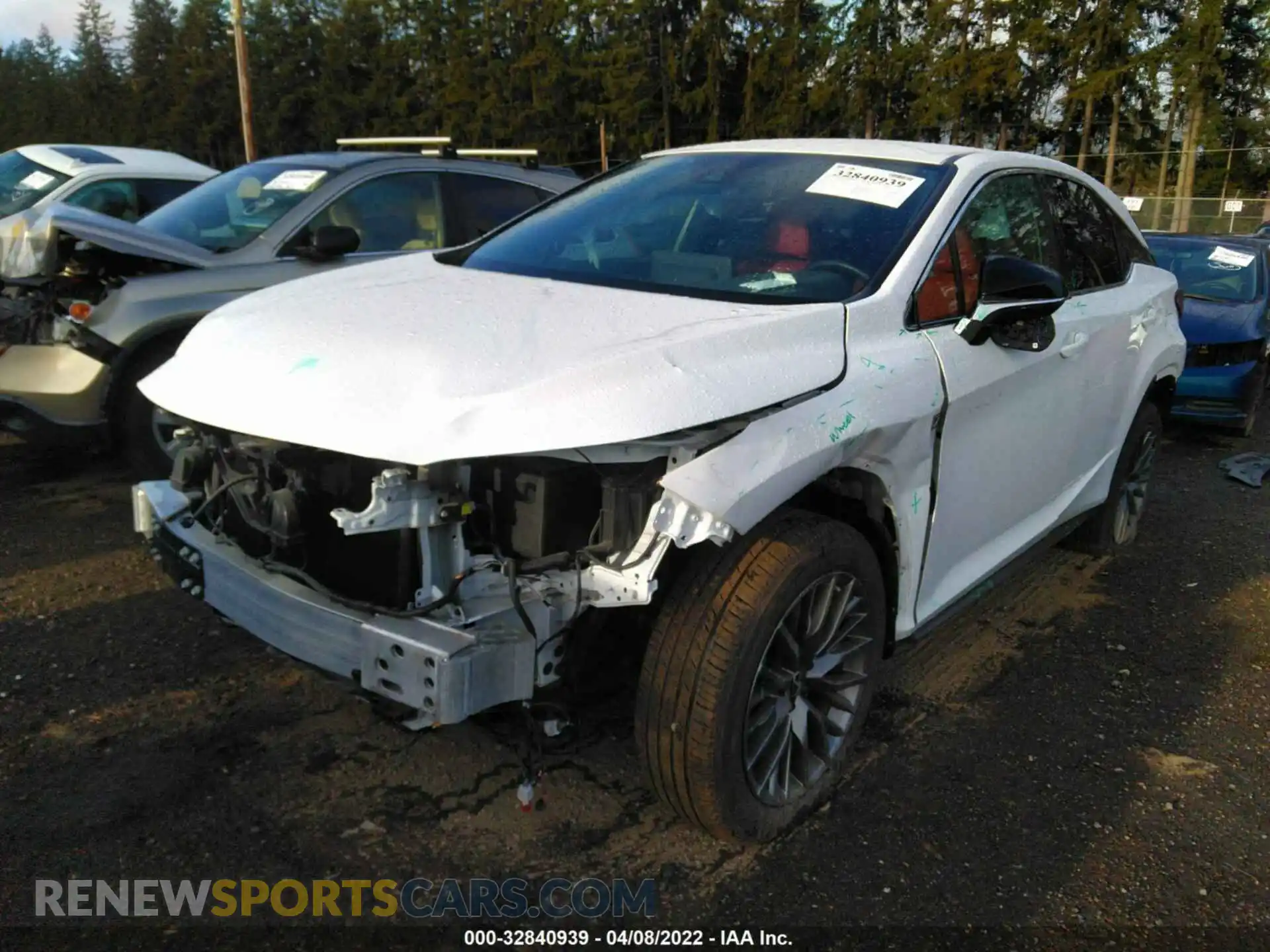 2 fotografías del automóvil dañado 2T2SZMDA1LC214803 LEXUS RX 2020