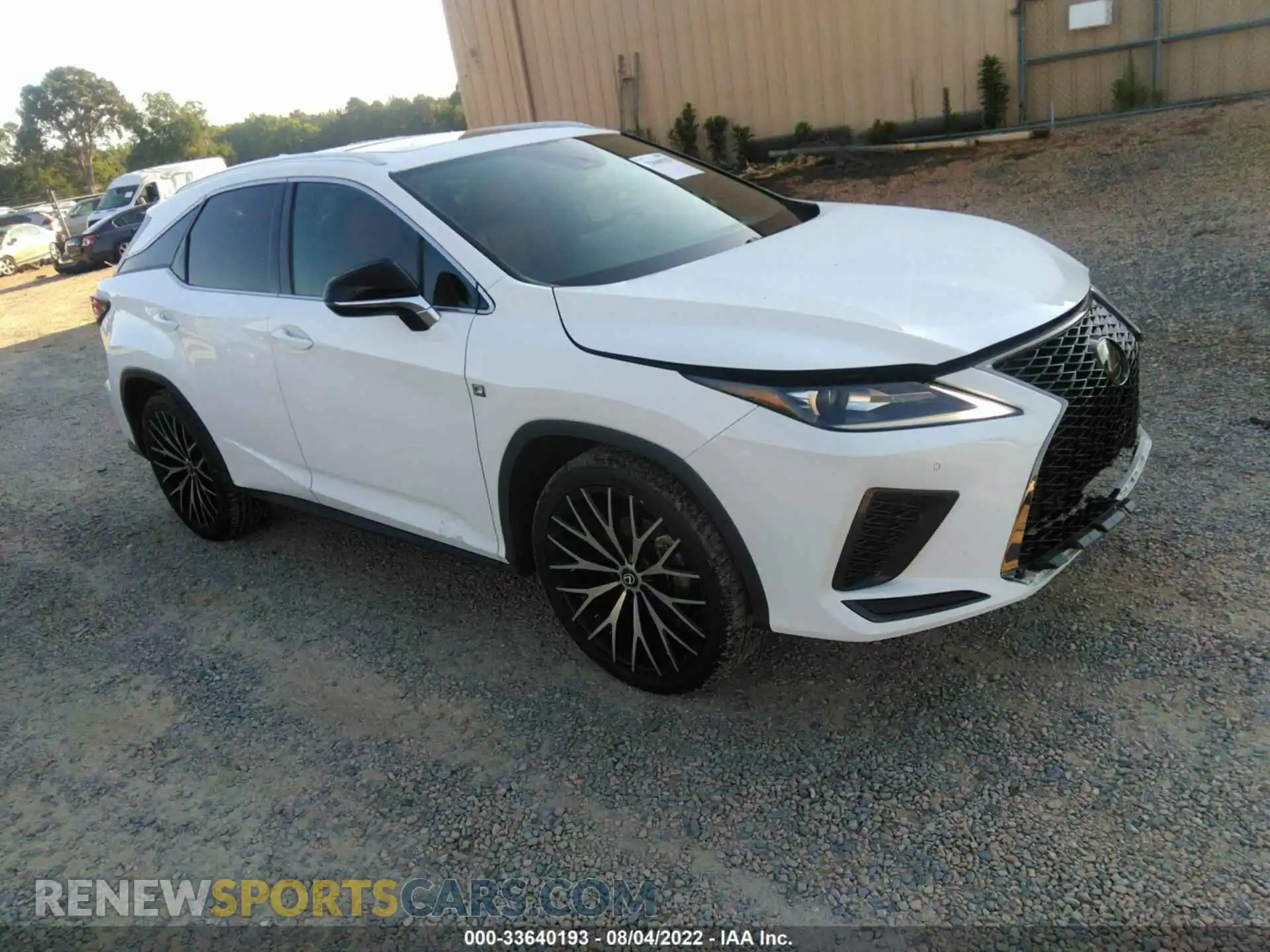 1 Photograph of a damaged car 2T2YZMDA0LC213457 LEXUS RX 2020