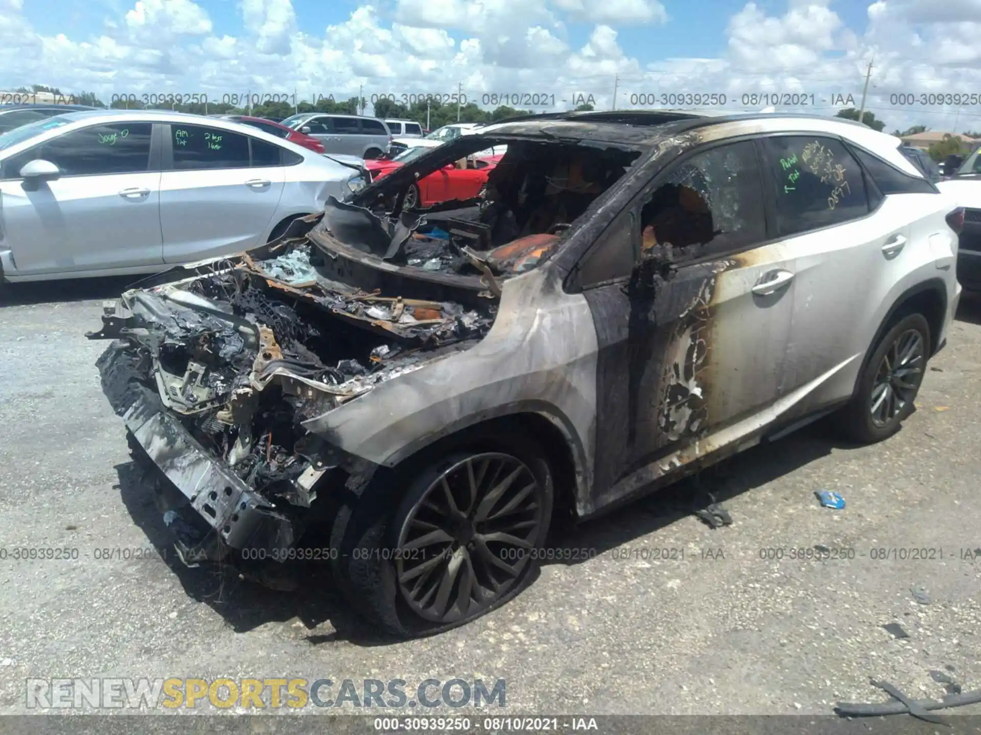 2 Photograph of a damaged car 2T2YZMDA8LC220897 LEXUS RX 2020