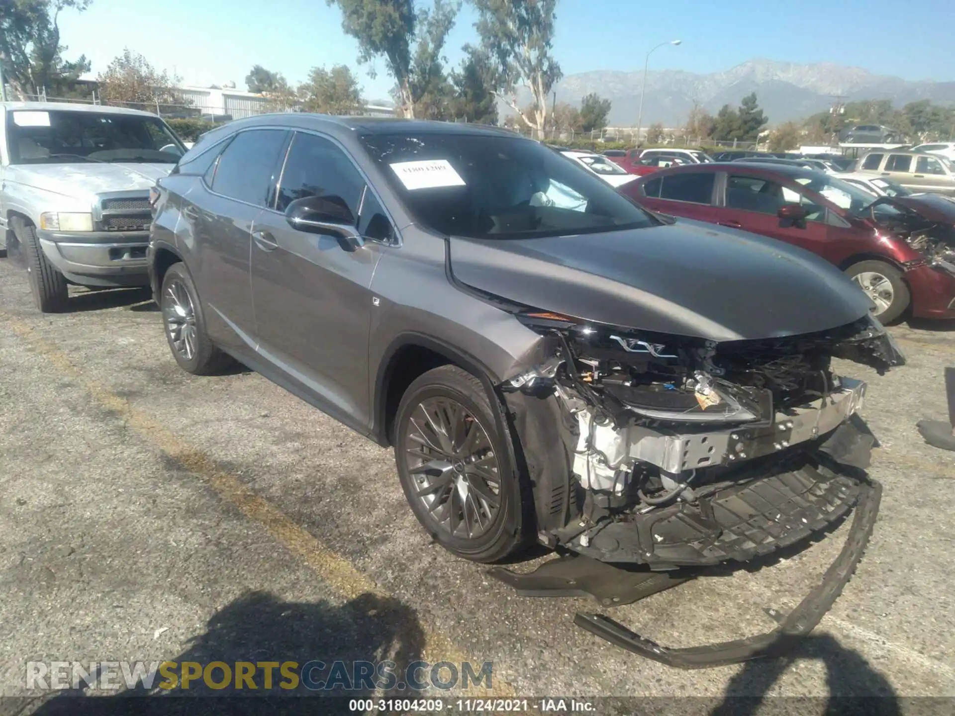 1 fotografías del automóvil dañado 2T2YZMDAXLC245414 LEXUS RX 2020
