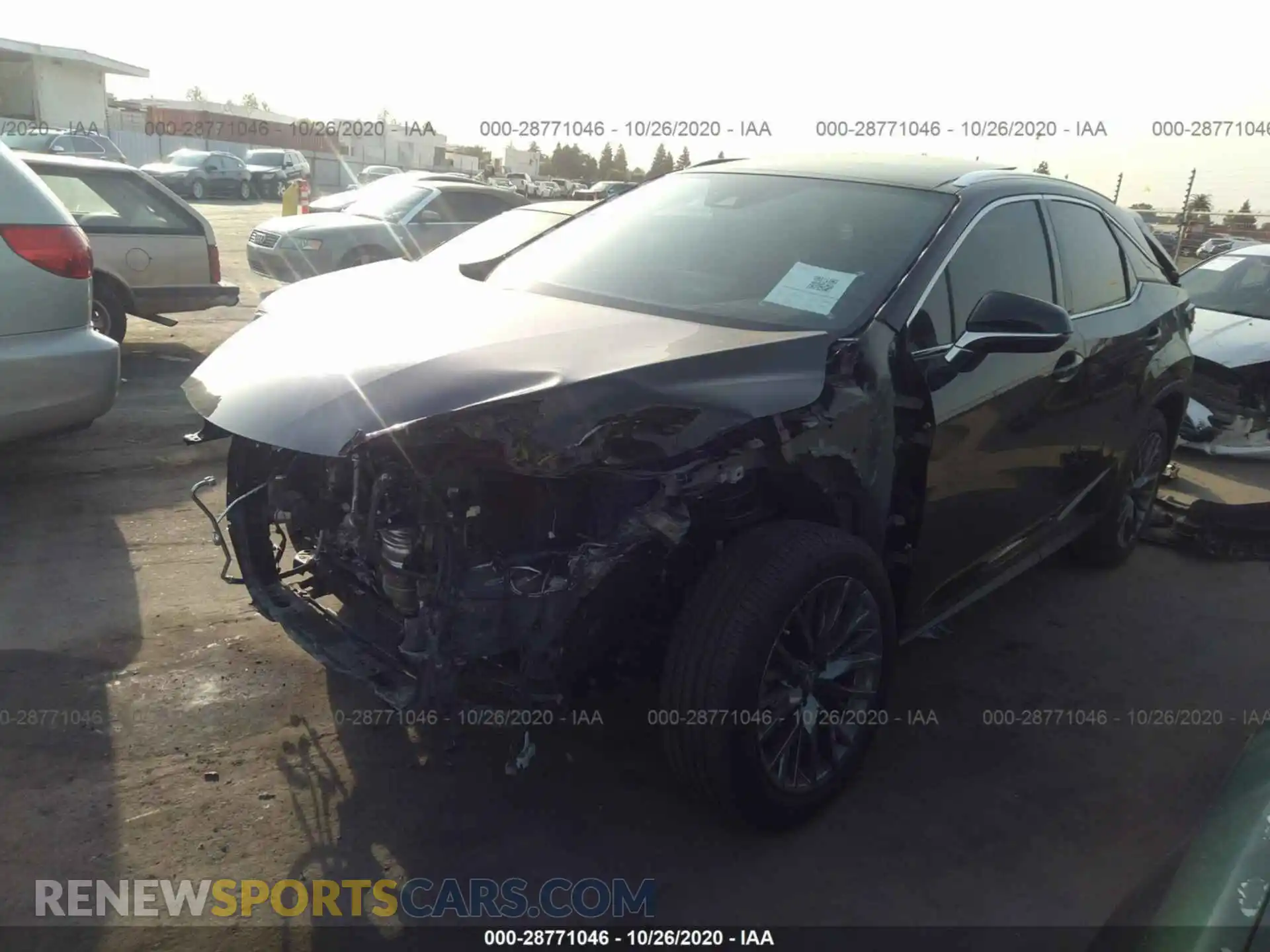 2 Photograph of a damaged car 2T2YZMDAXLC249172 LEXUS RX 2020