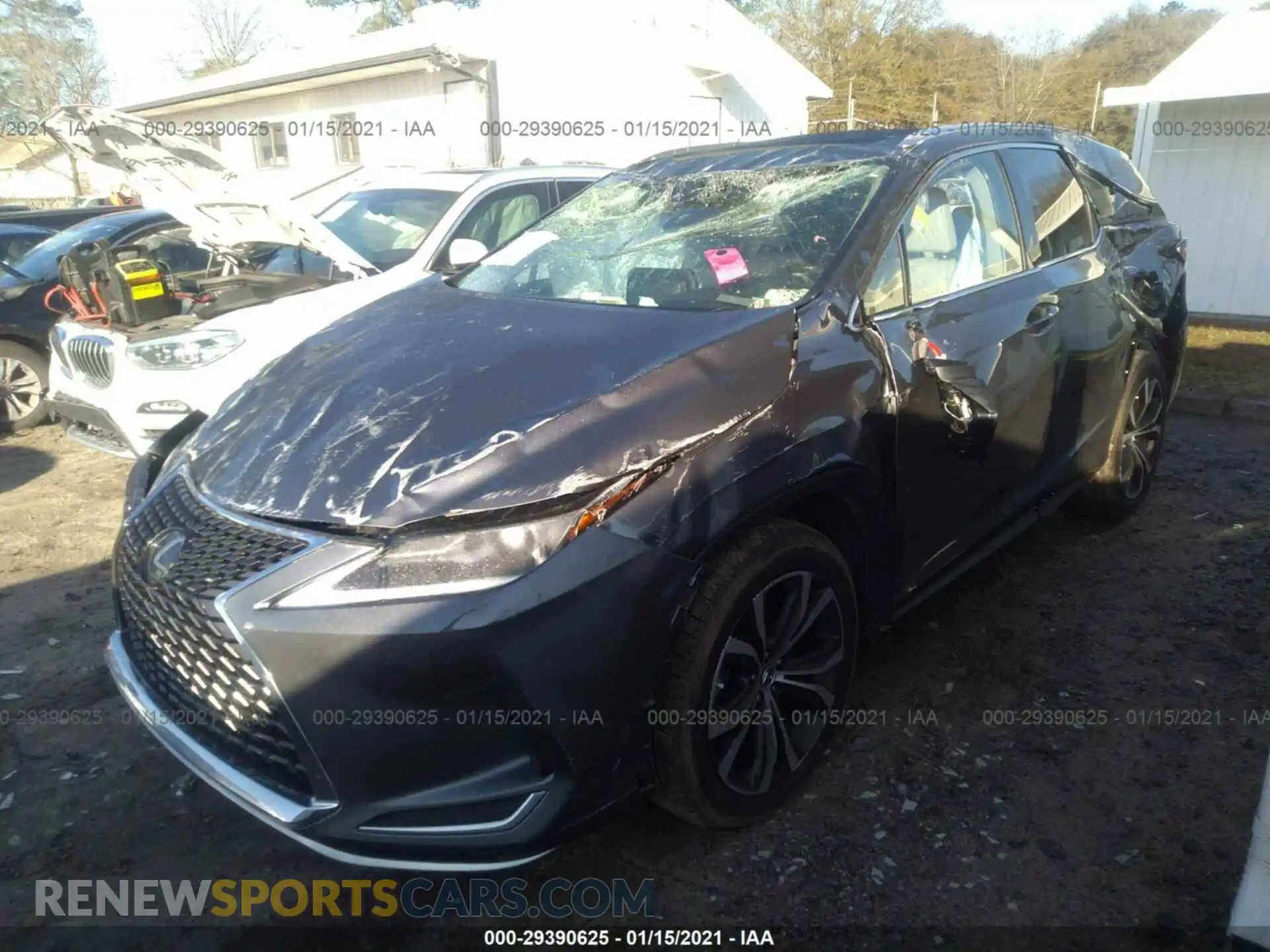 2 Photograph of a damaged car JTJHZKEA0L2016856 LEXUS RX 2020