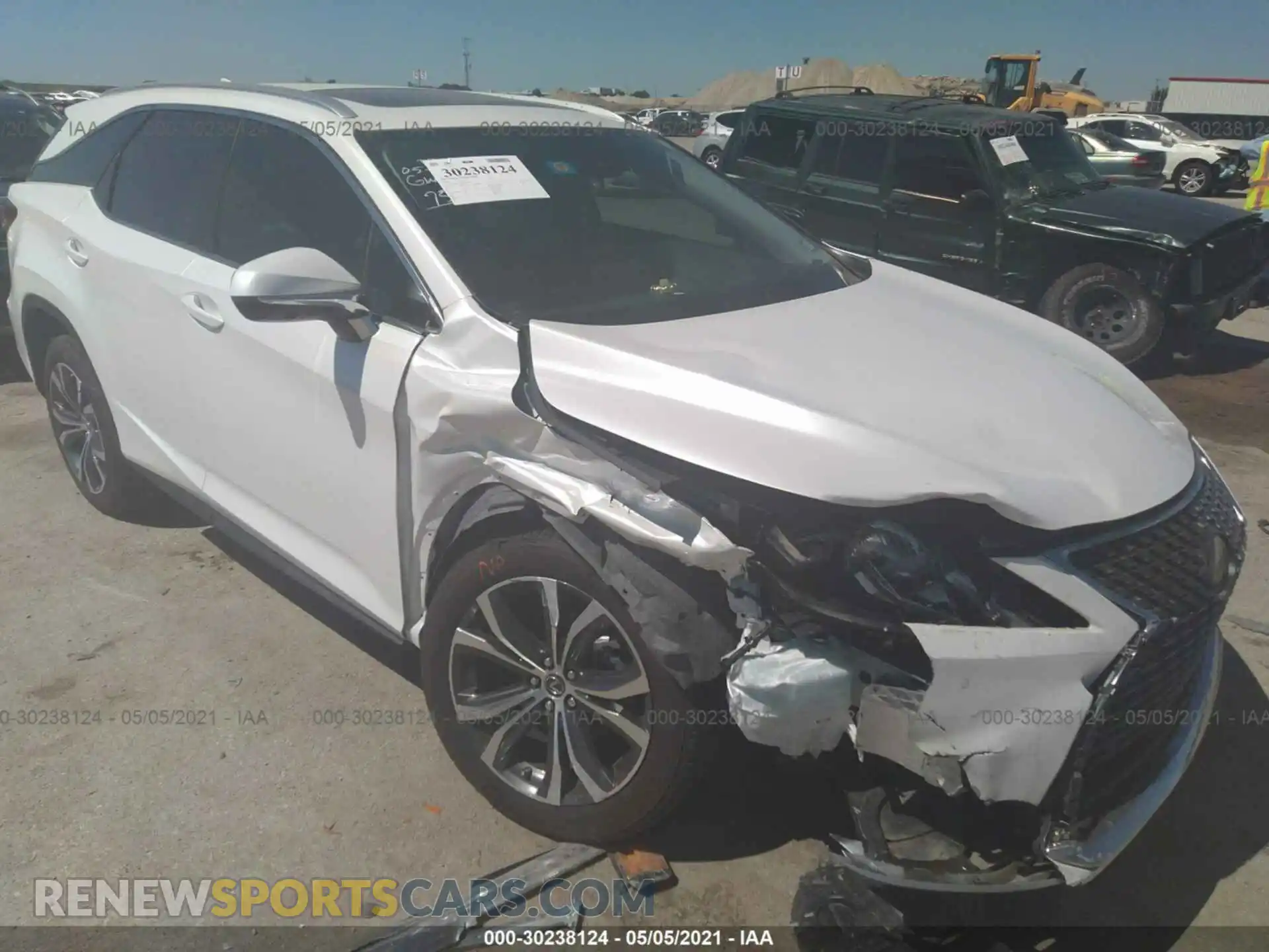 1 Photograph of a damaged car JTJHZKEA0L2017585 LEXUS RX 2020