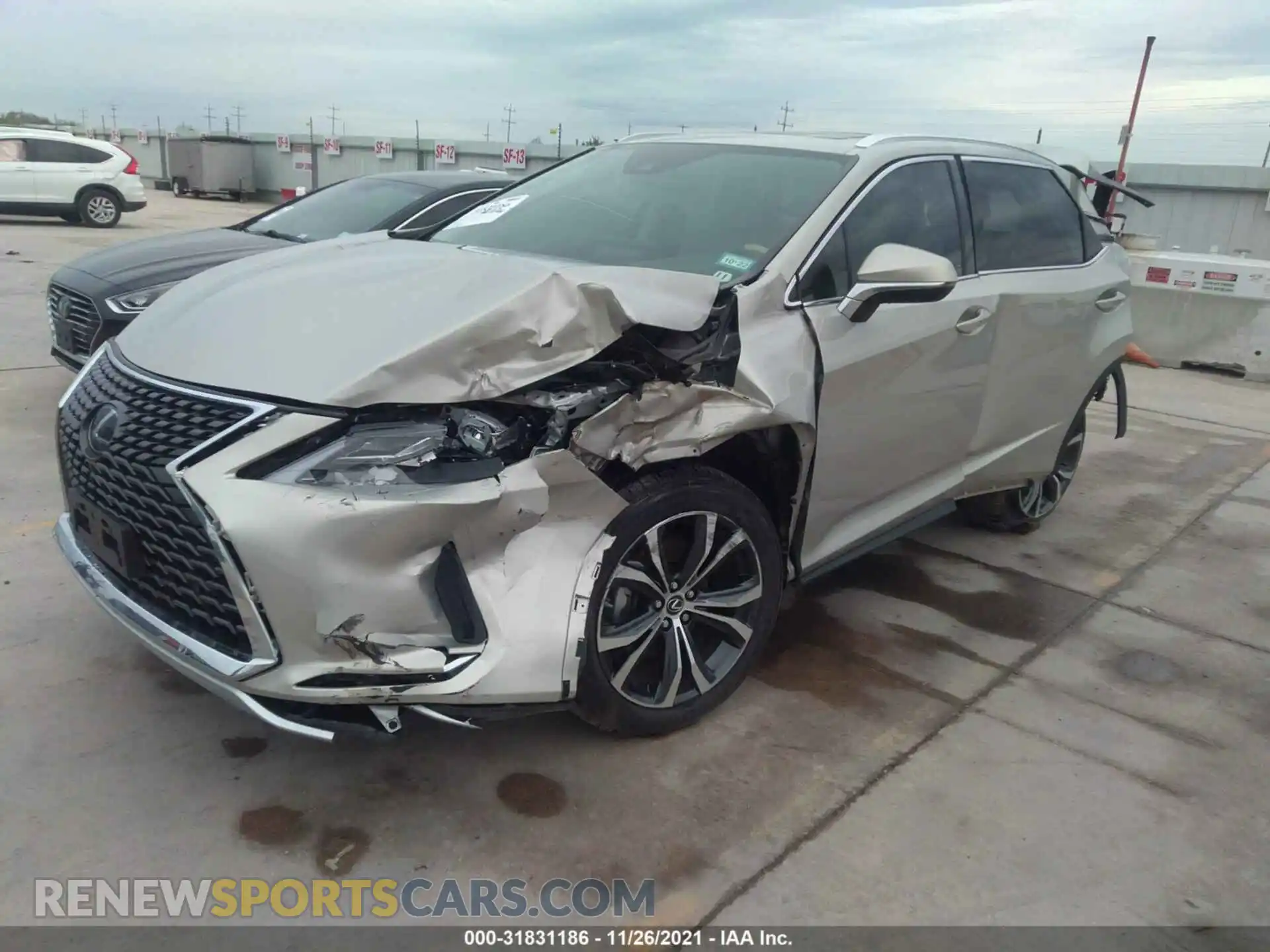 2 Photograph of a damaged car JTJHZKEA2L2017944 LEXUS RX 2020