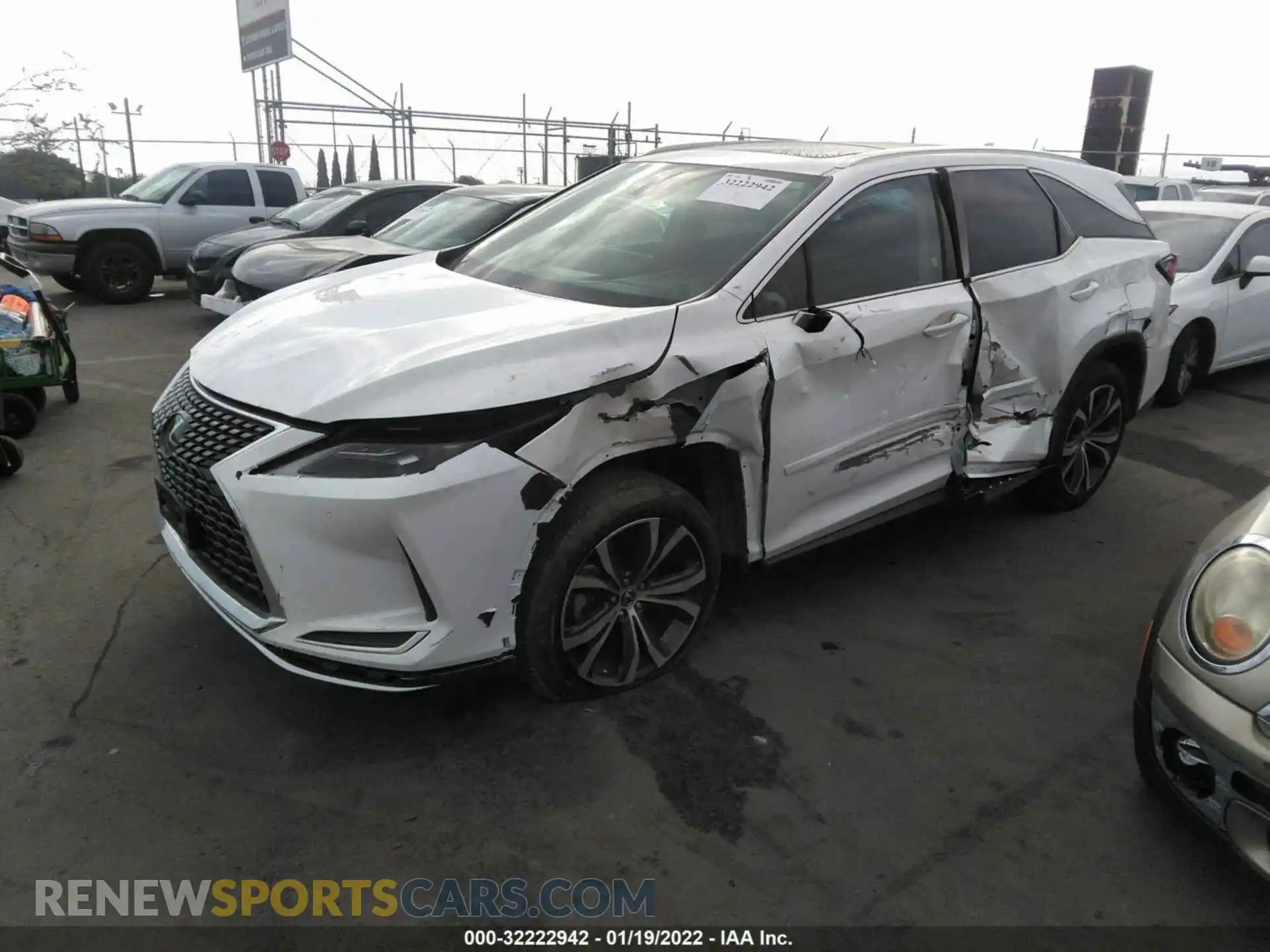 2 Photograph of a damaged car JTJHZKEA4L2017525 LEXUS RX 2020
