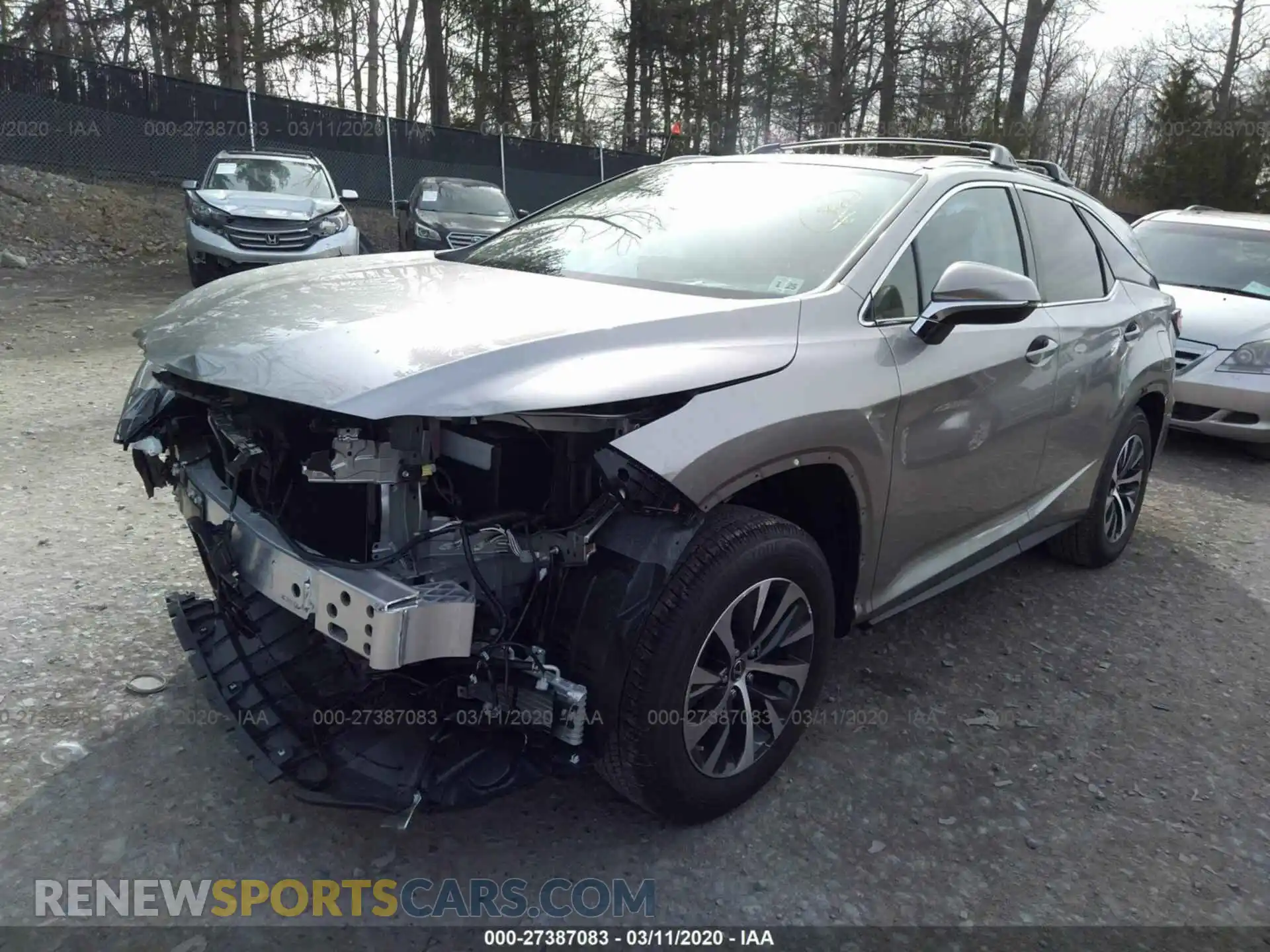 2 Photograph of a damaged car JTJHZKFA1L2023023 LEXUS RX 2020
