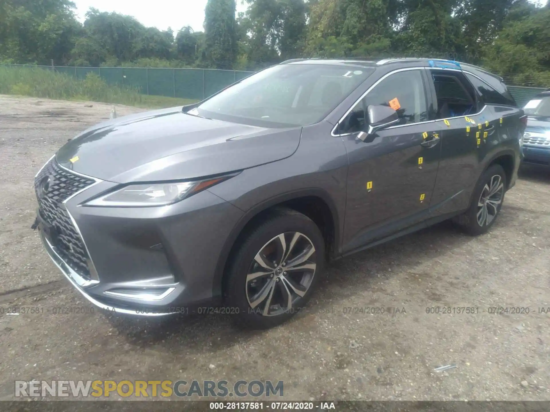 2 Photograph of a damaged car JTJHZKFA4L2025851 LEXUS RX 2020