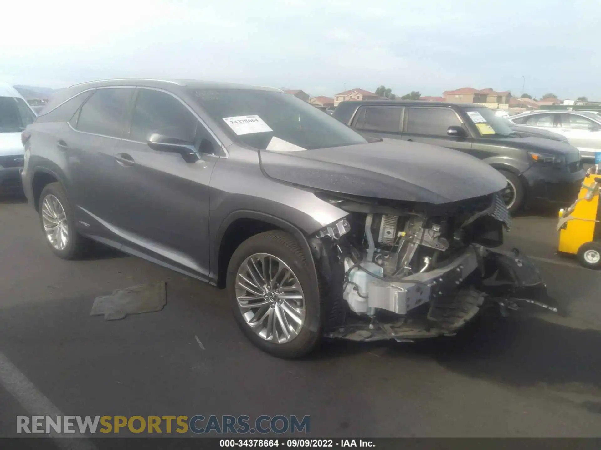 1 Photograph of a damaged car JTJJGKFA2L2015522 LEXUS RX 2020