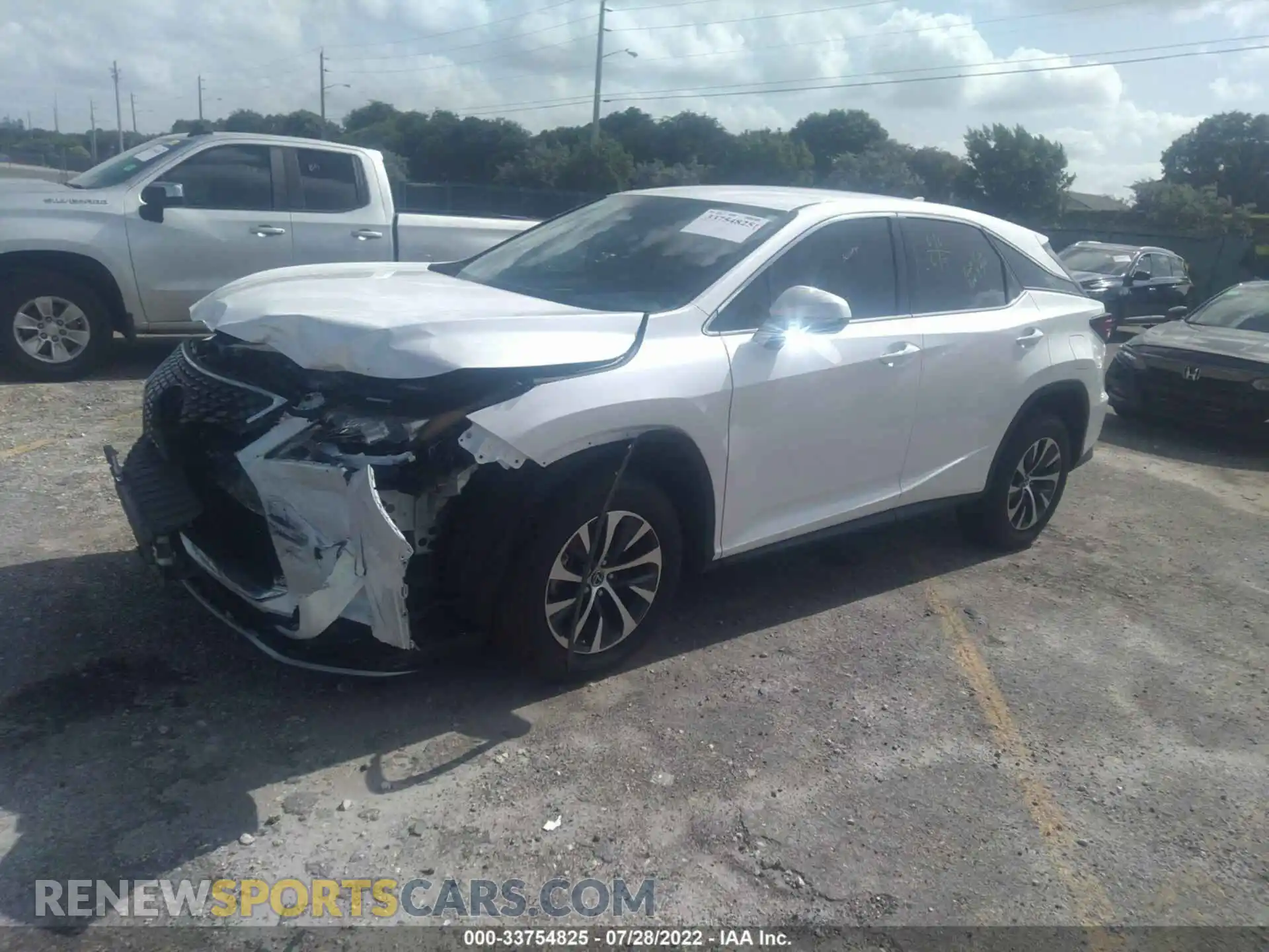 2 Photograph of a damaged car 2T2AZMAA2MC218568 LEXUS RX 2021