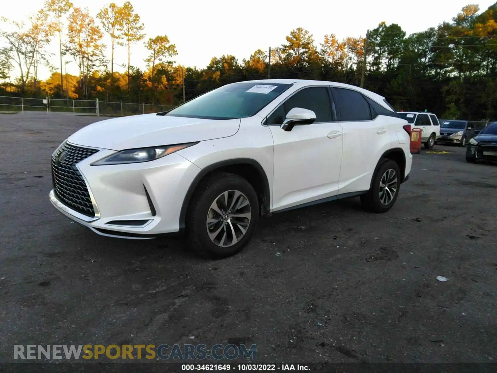 2 fotografías del automóvil dañado 2T2AZMAA3MC183782 LEXUS RX 2021