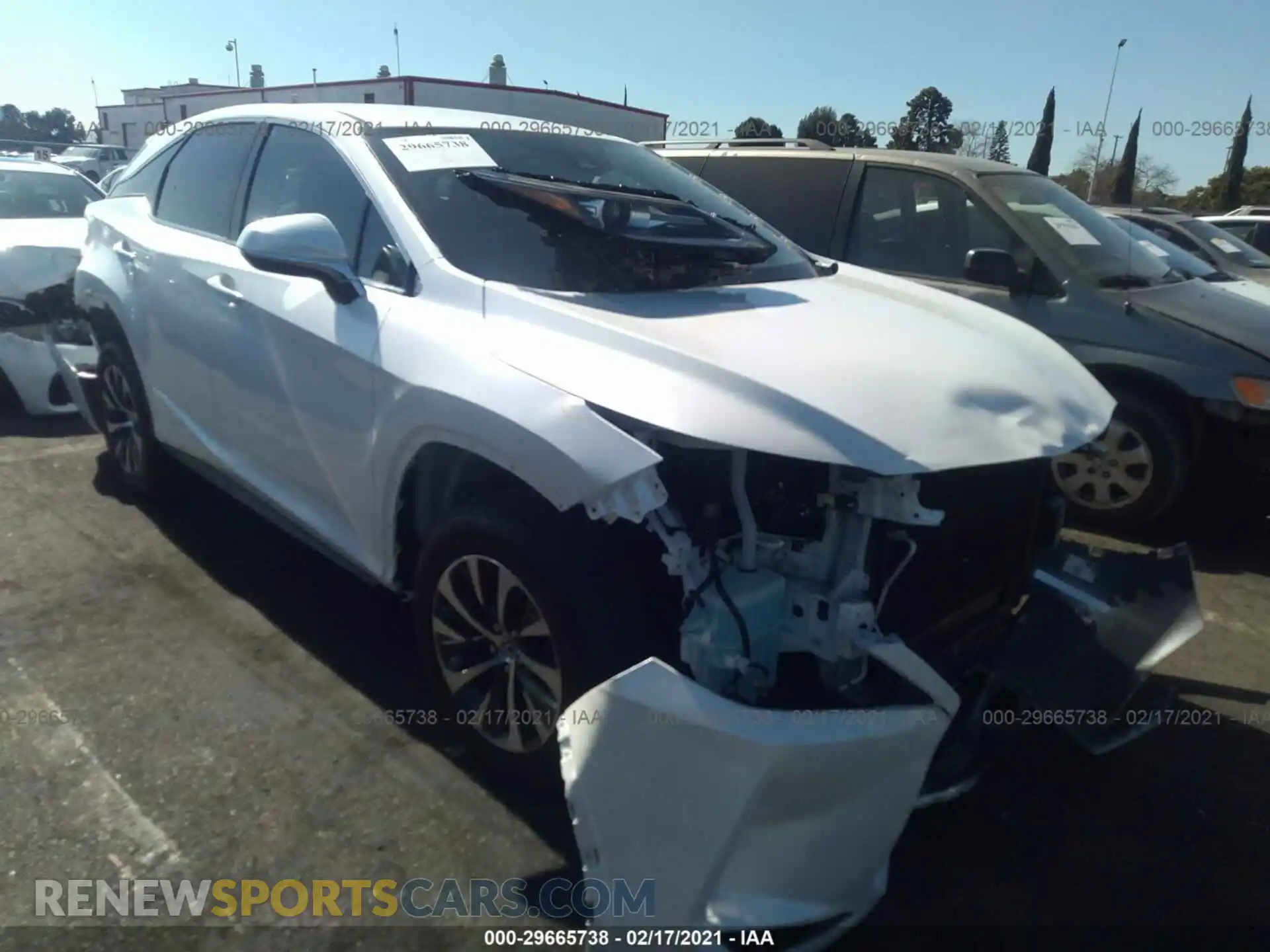 1 Photograph of a damaged car 2T2AZMAA5MC192631 LEXUS RX 2021