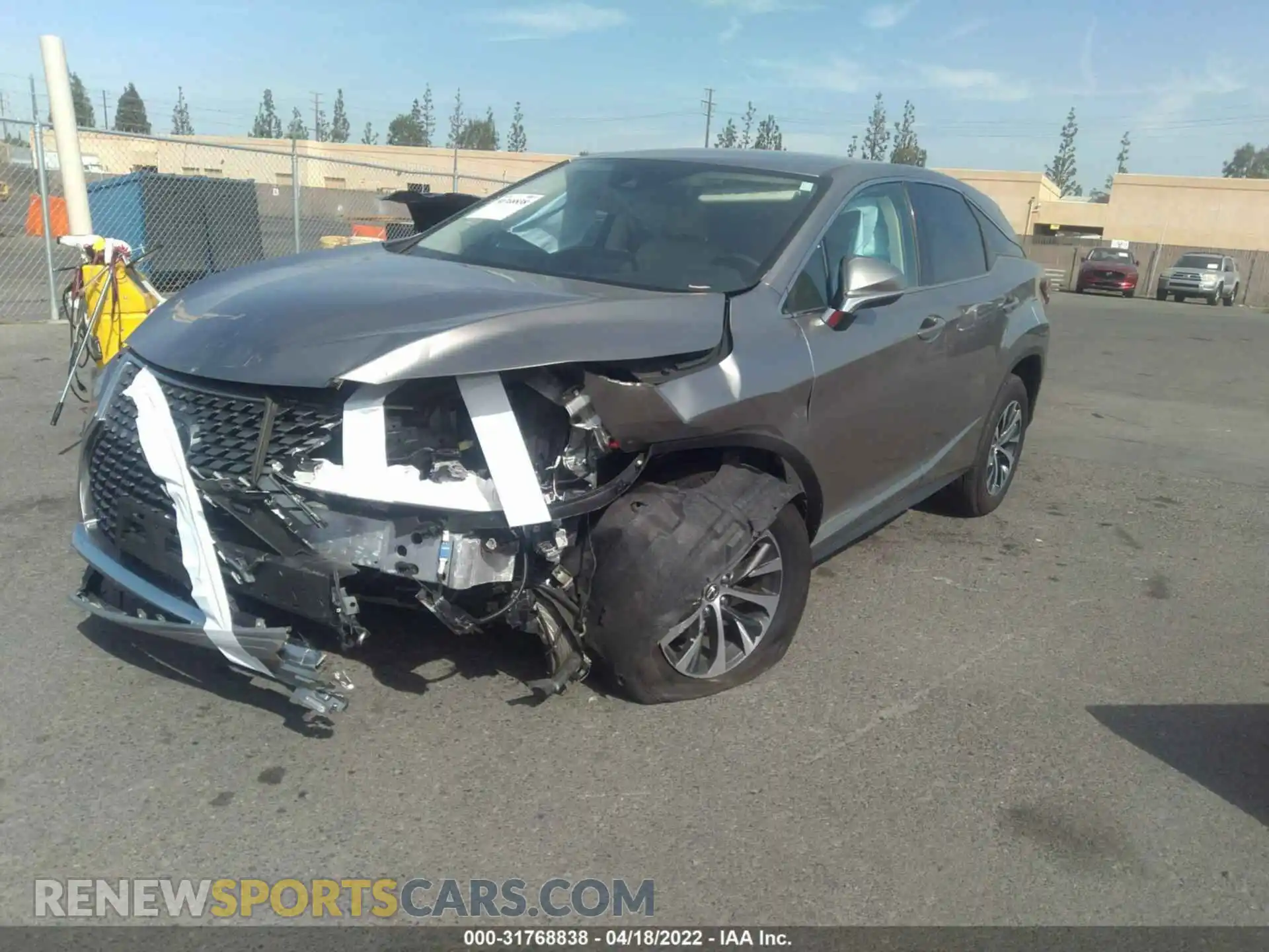2 Photograph of a damaged car 2T2AZMDA2MC286073 LEXUS RX 2021