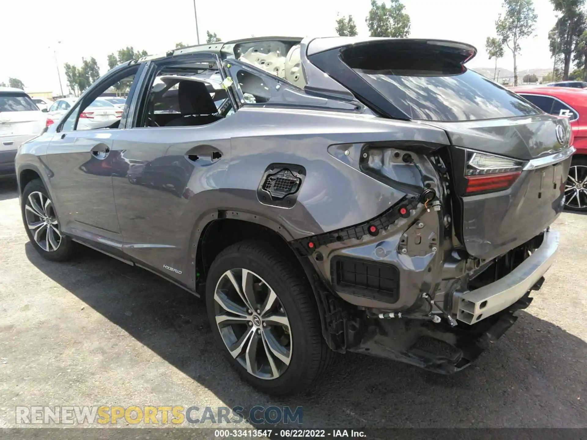3 Photograph of a damaged car 2T2HGMDA2MC057350 LEXUS RX 2021