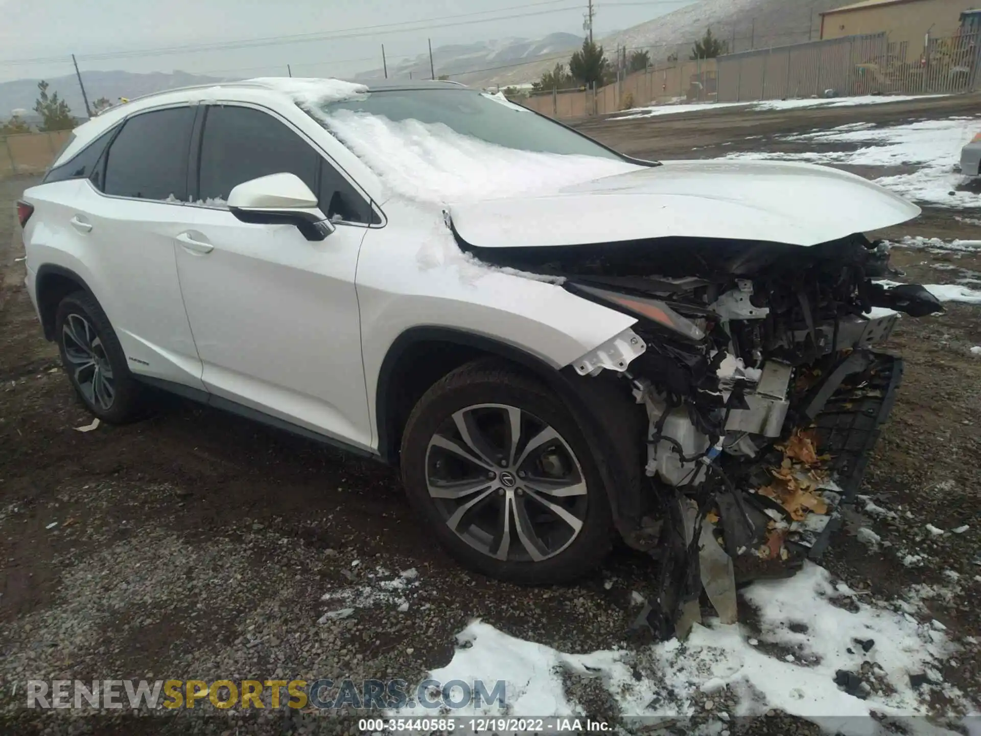 1 fotografías del automóvil dañado 2T2HGMDA6MC065158 LEXUS RX 2021