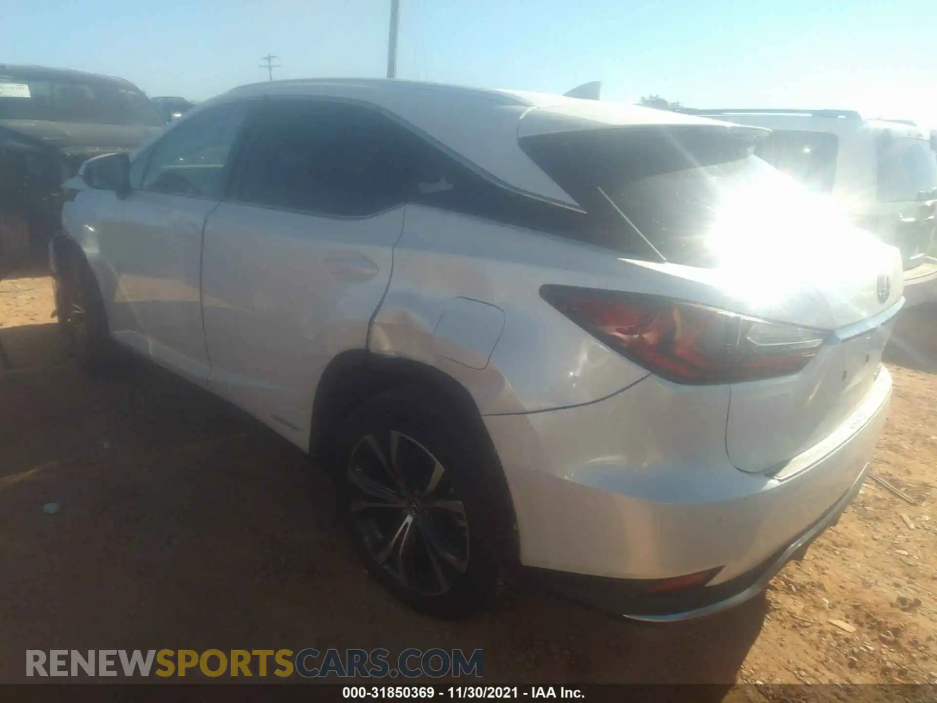 3 Photograph of a damaged car 2T2HGMDA9MC069897 LEXUS RX 2021