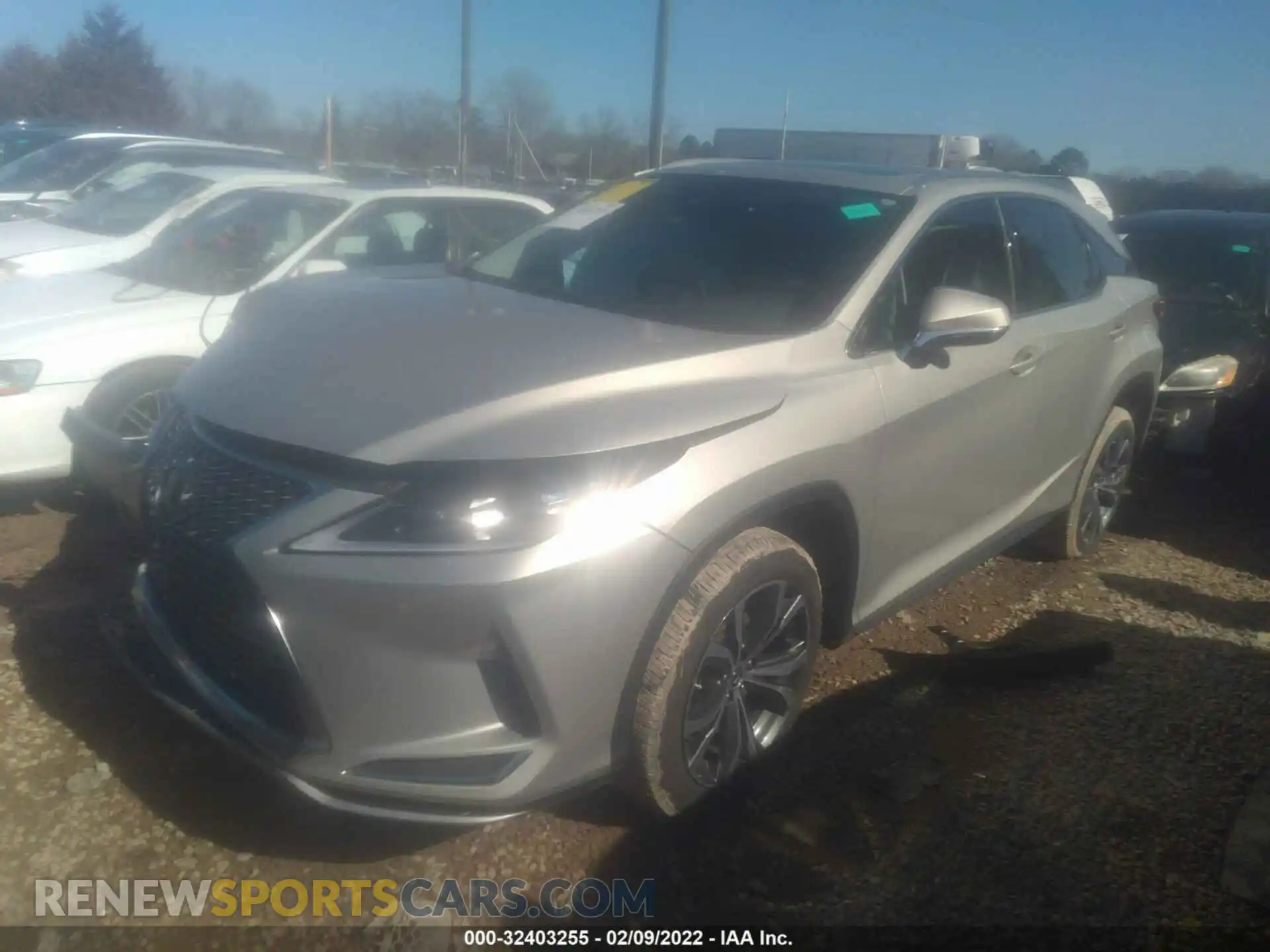 2 Photograph of a damaged car 2T2HZMAA5MC193244 LEXUS RX 2021