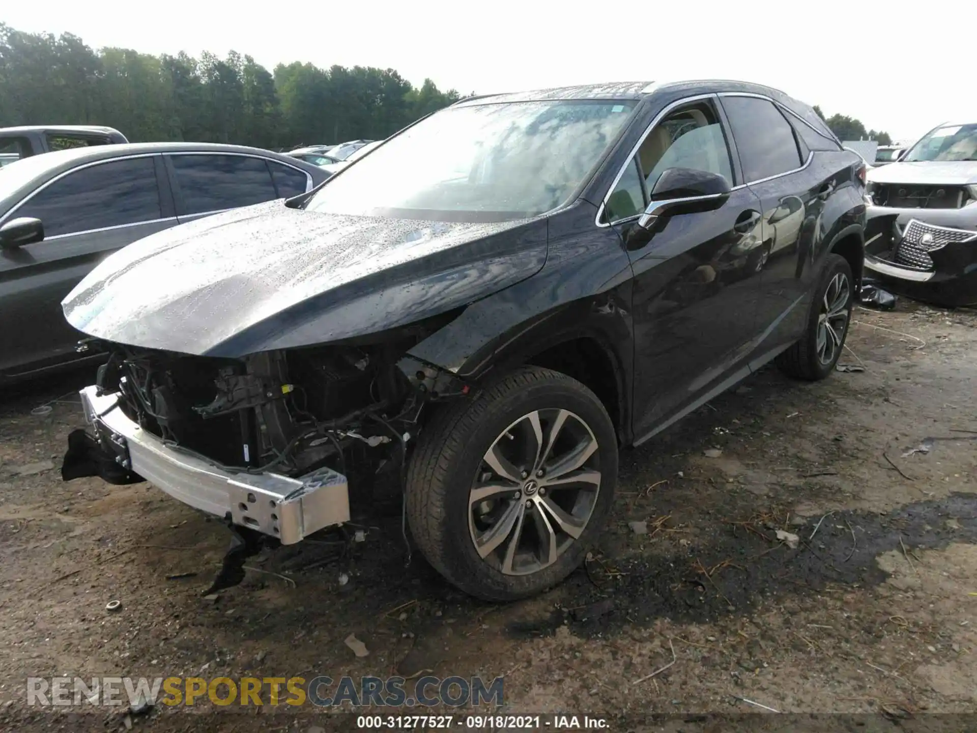 2 Photograph of a damaged car 2T2HZMAA6MC204882 LEXUS RX 2021