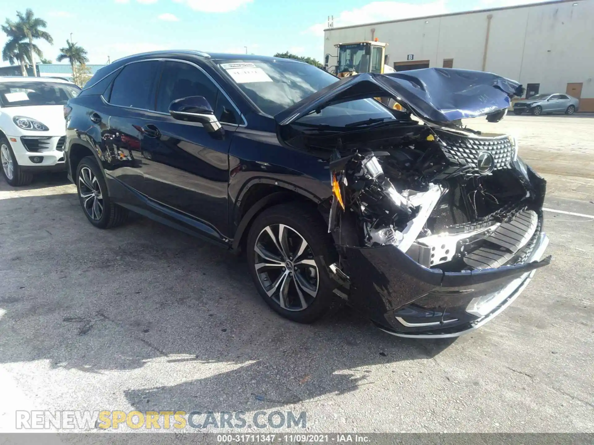 1 Photograph of a damaged car 2T2HZMAA7MC216278 LEXUS RX 2021