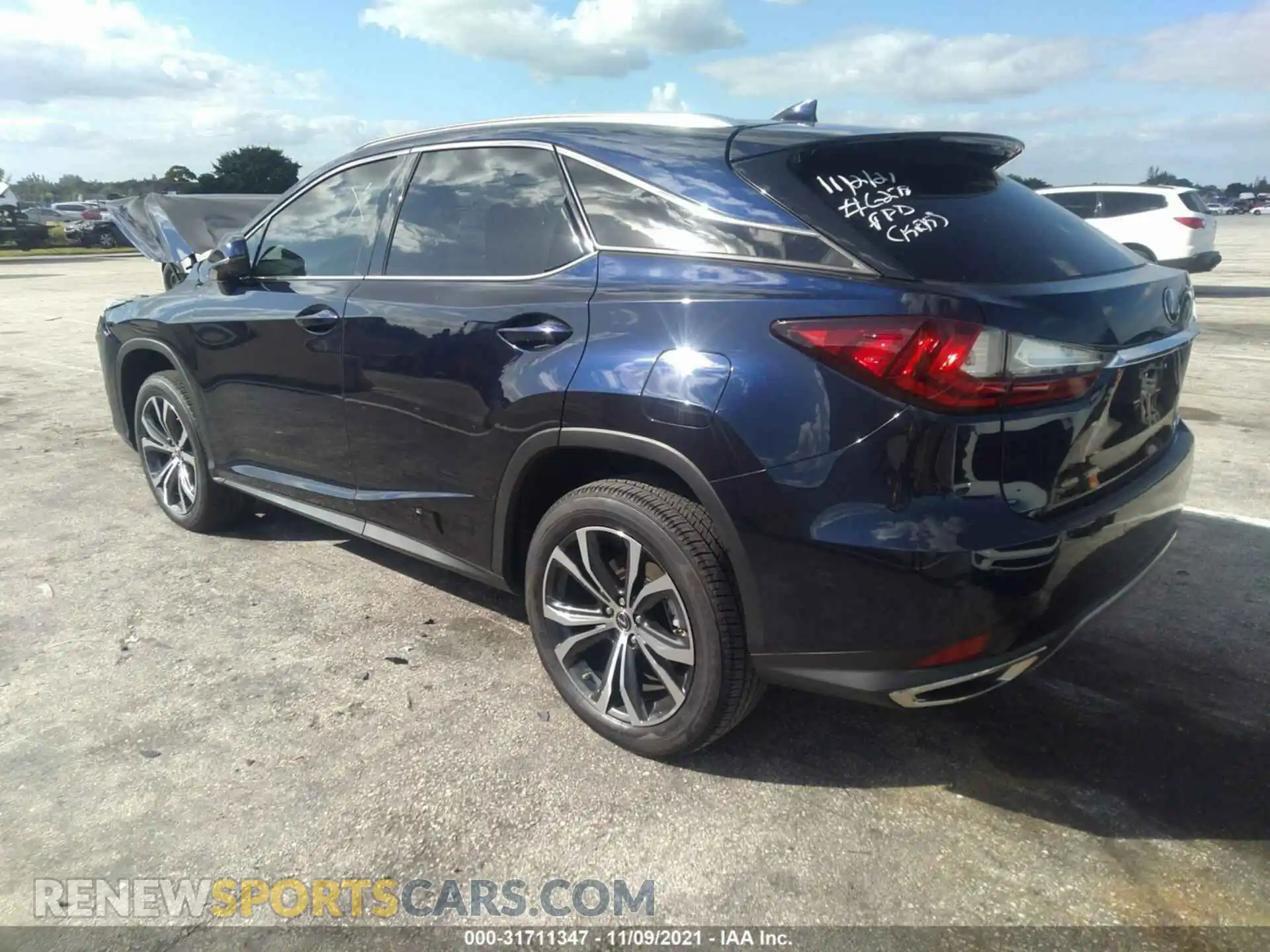 3 Photograph of a damaged car 2T2HZMAA7MC216278 LEXUS RX 2021