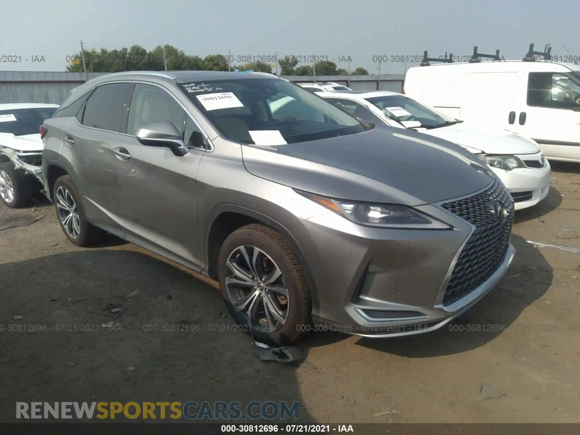 1 Photograph of a damaged car 2T2HZMAA9MC186586 LEXUS RX 2021