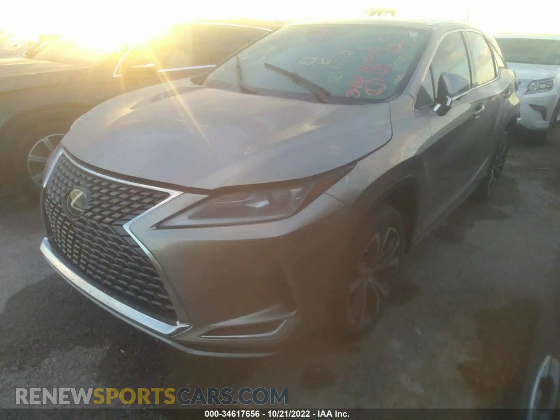 2 Photograph of a damaged car 2T2HZMAA9MC203497 LEXUS RX 2021