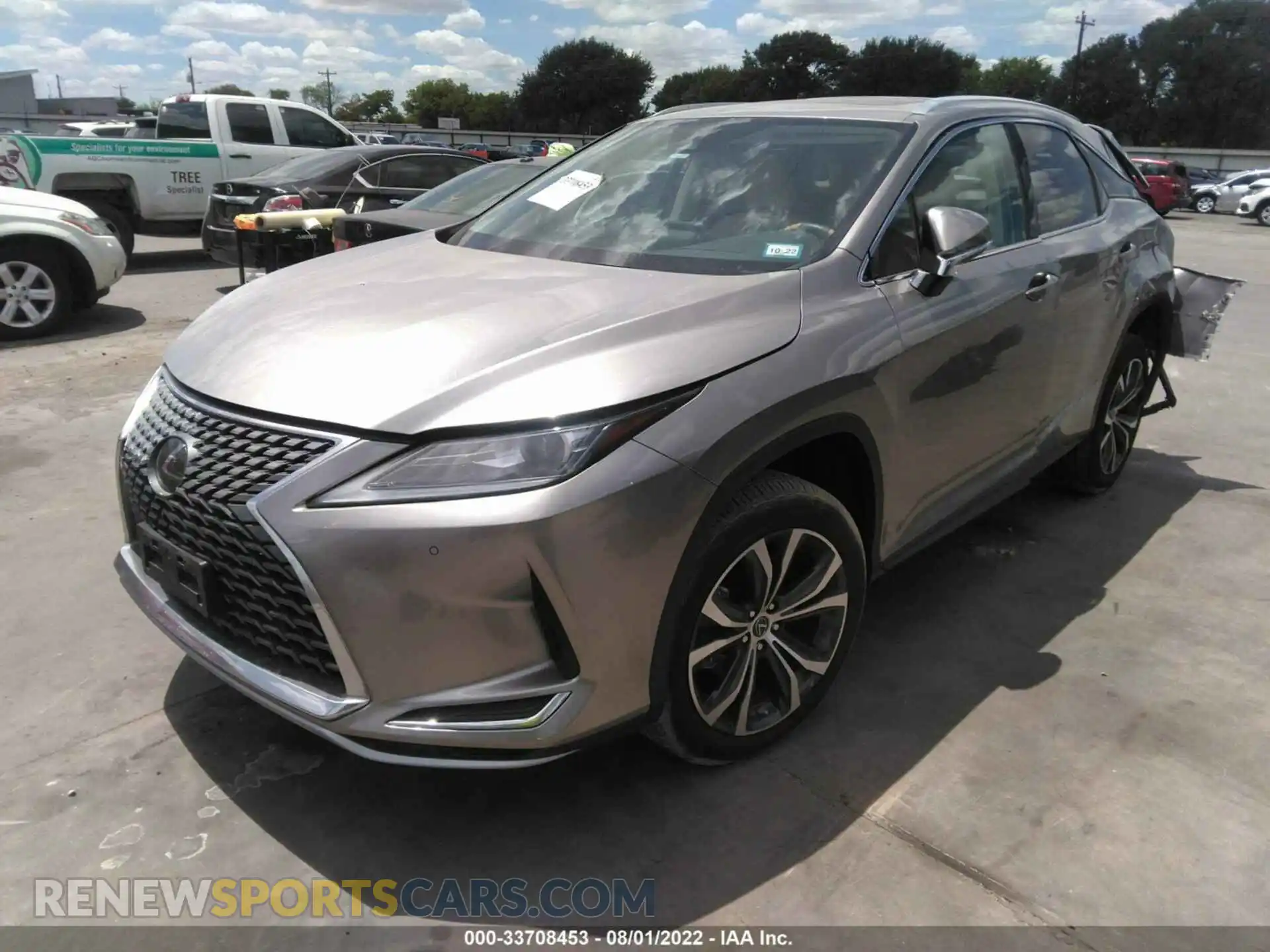 2 Photograph of a damaged car 2T2HZMAAXMC186645 LEXUS RX 2021