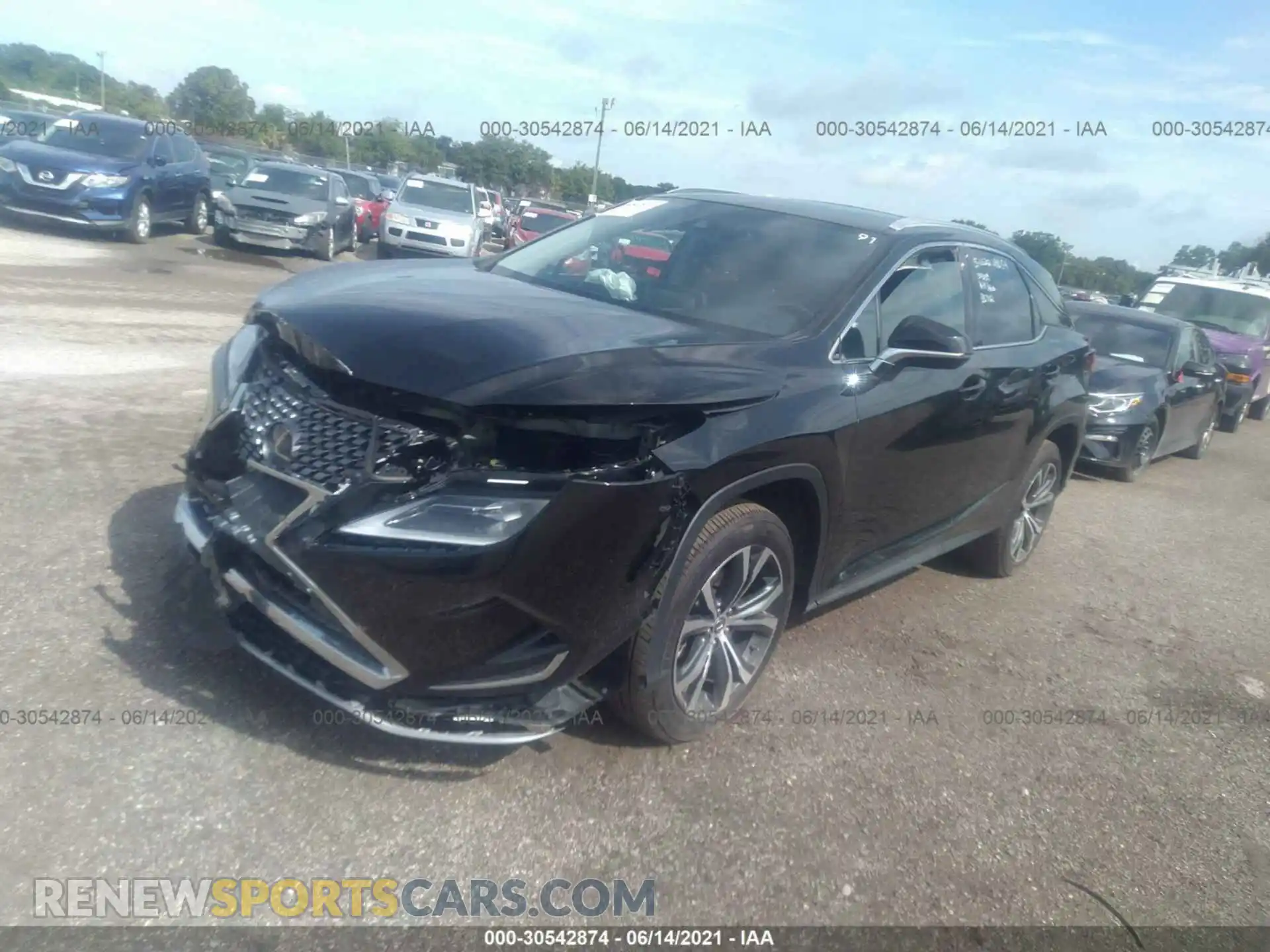 2 Photograph of a damaged car 2T2HZMAAXMC191201 LEXUS RX 2021