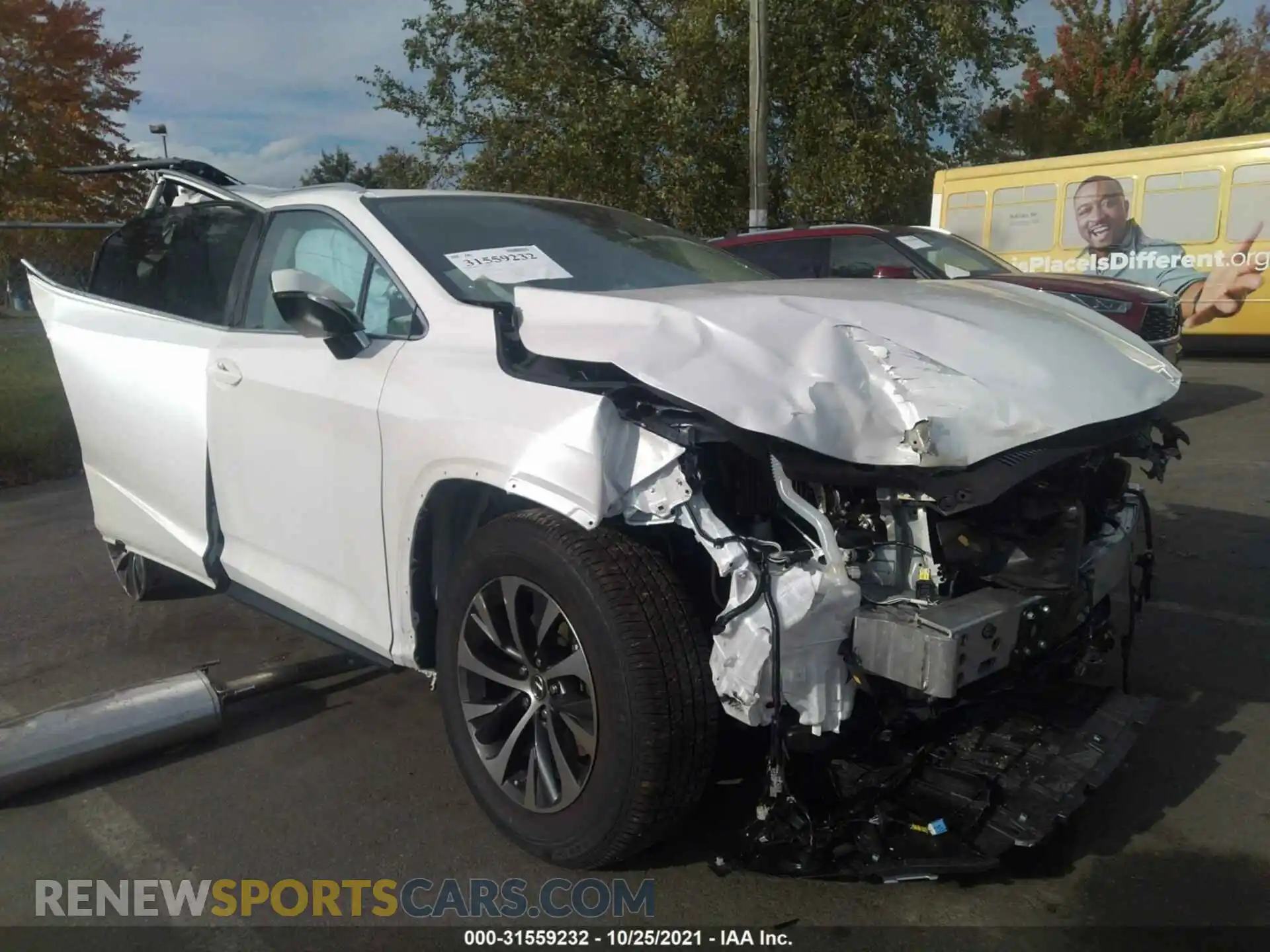 1 Photograph of a damaged car 2T2HZMDA1MC283714 LEXUS RX 2021
