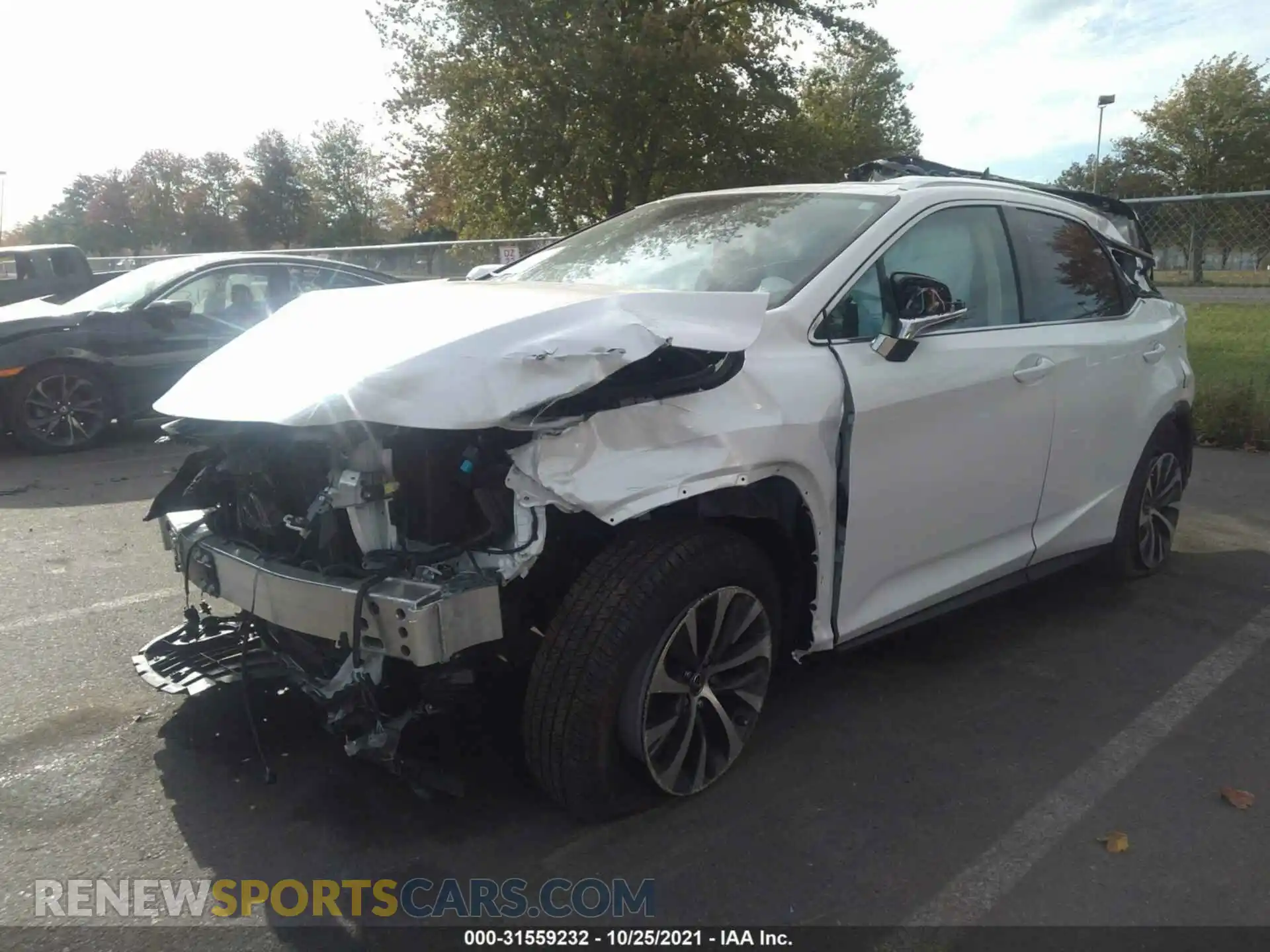 2 Photograph of a damaged car 2T2HZMDA1MC283714 LEXUS RX 2021