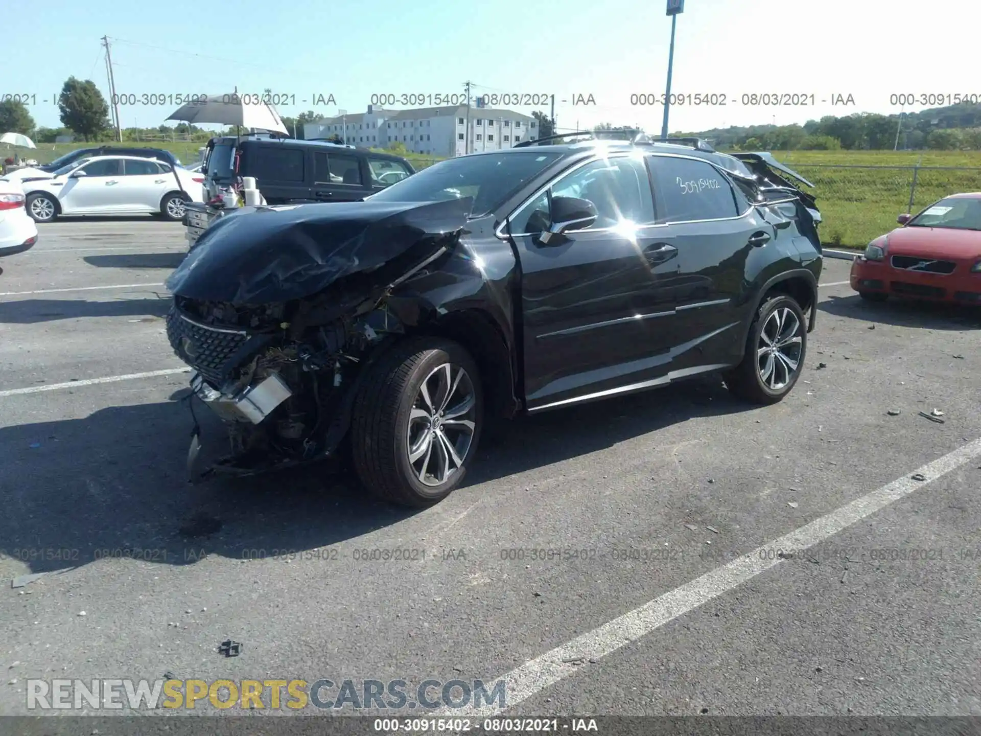 2 Photograph of a damaged car 2T2HZMDA3MC291328 LEXUS RX 2021