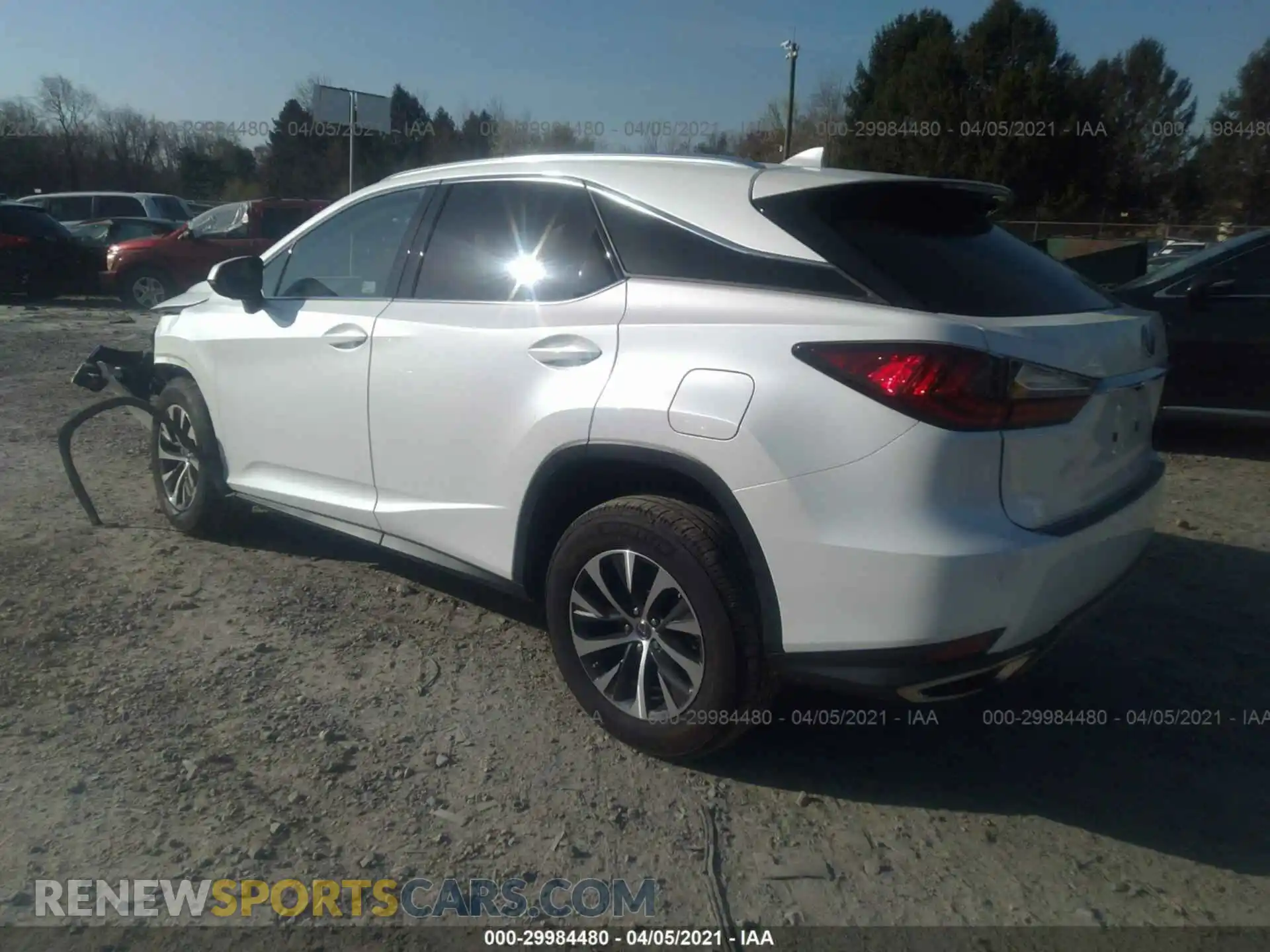 3 Photograph of a damaged car 2T2HZMDA4MC258452 LEXUS RX 2021