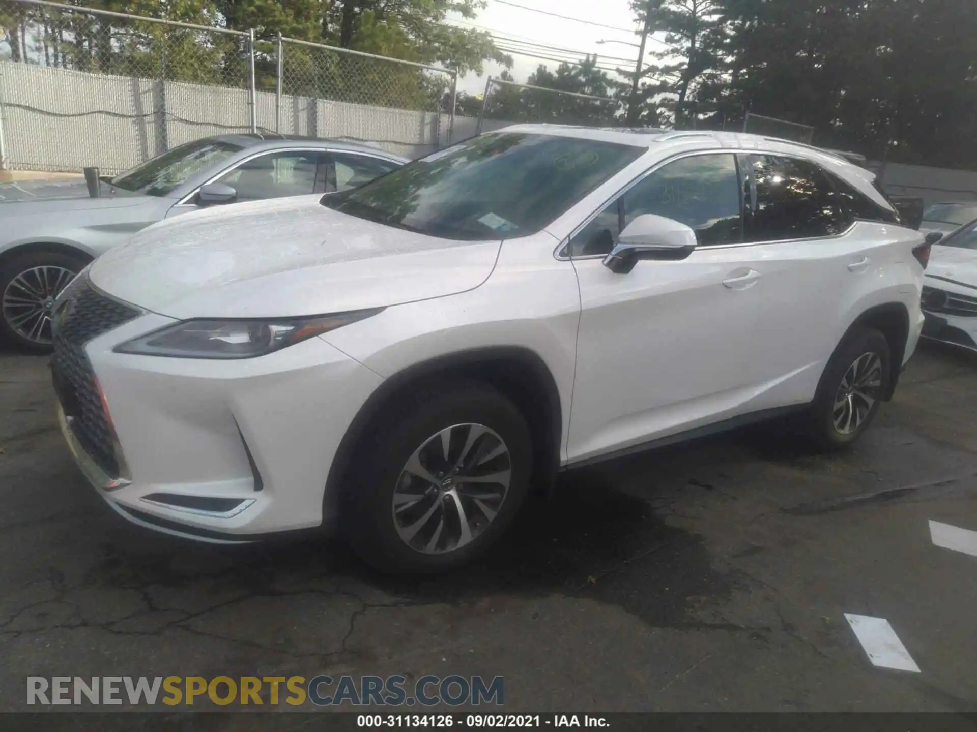 2 Фотография поврежденного автомобиля 2T2HZMDA7MC272944 LEXUS RX 2021