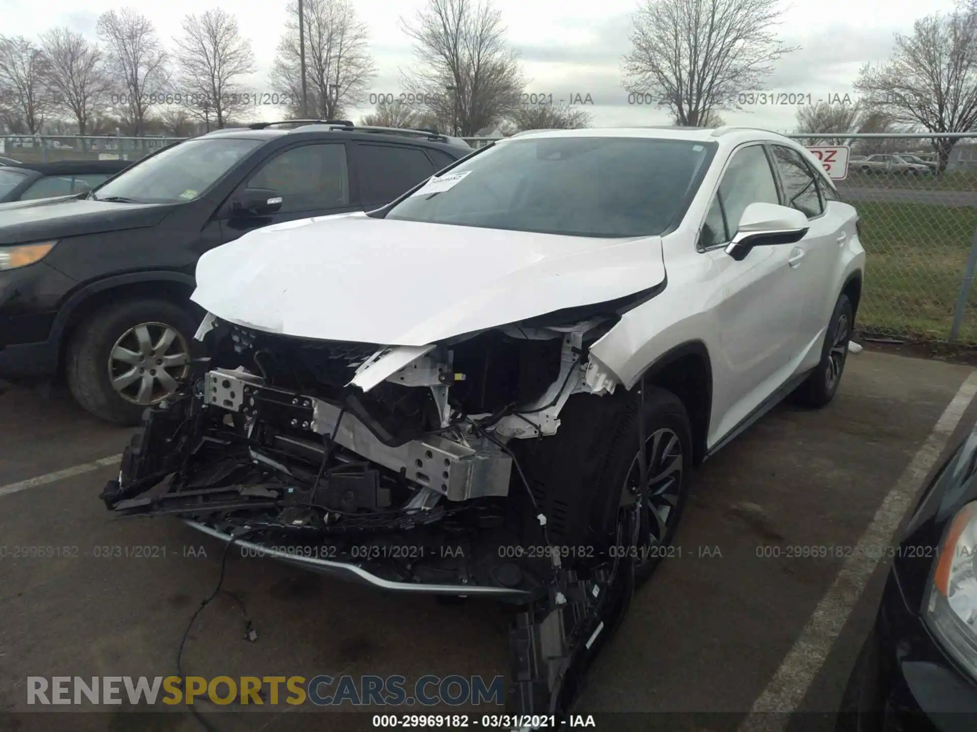 2 Photograph of a damaged car 2T2HZMDAXMC265177 LEXUS RX 2021