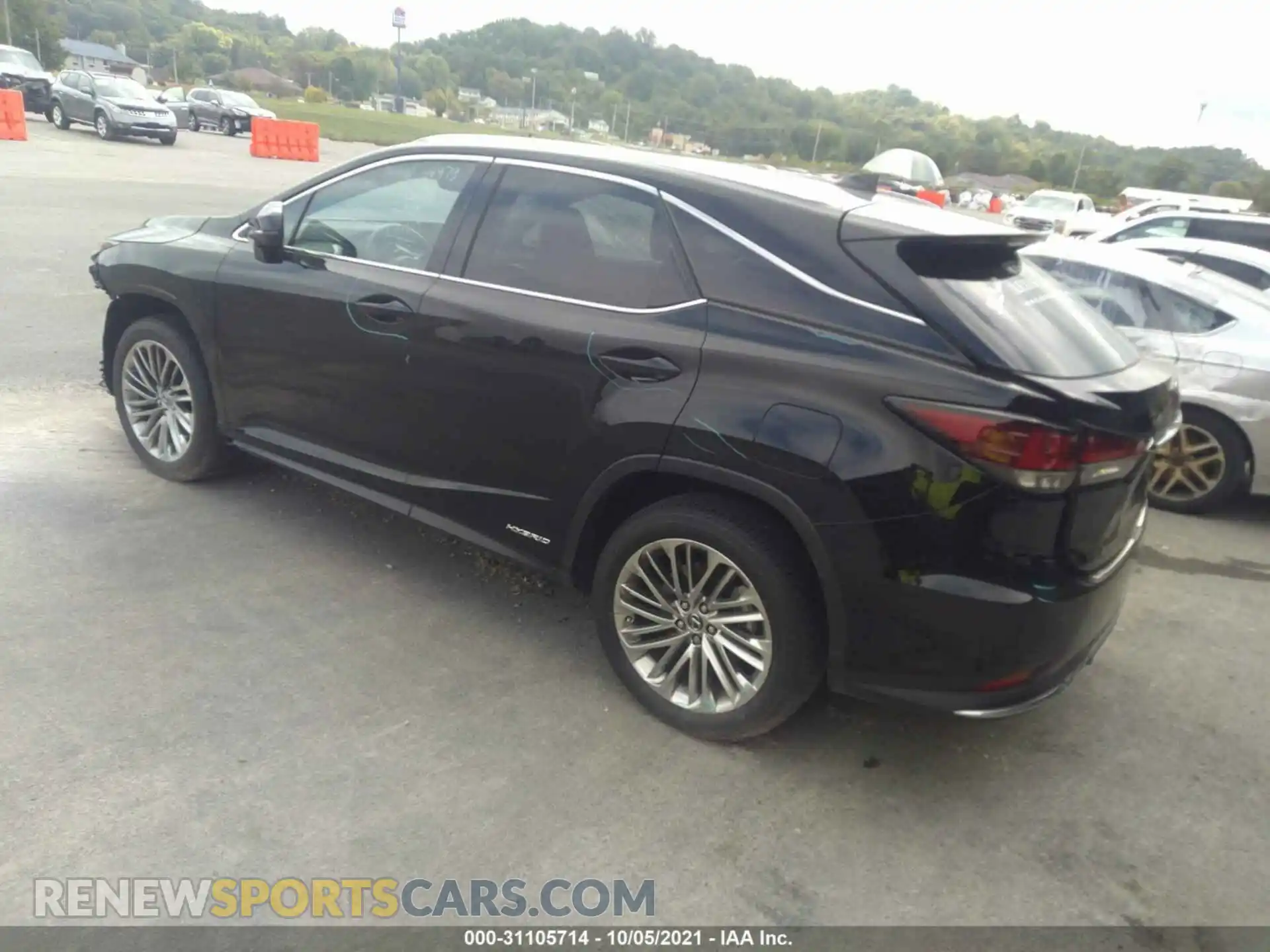 3 Photograph of a damaged car 2T2JGMDA6MC058597 LEXUS RX 2021