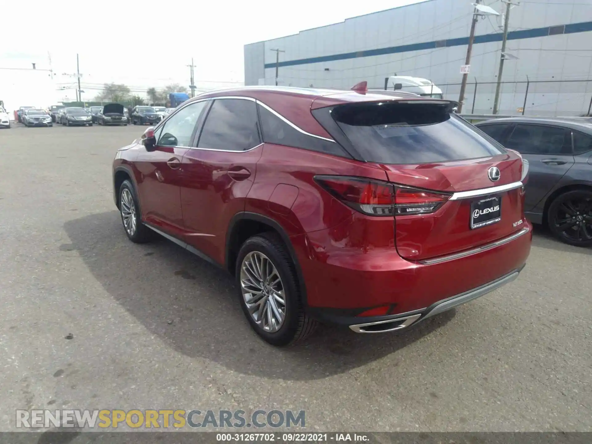 3 Photograph of a damaged car 2T2JZMDA4MC297138 LEXUS RX 2021
