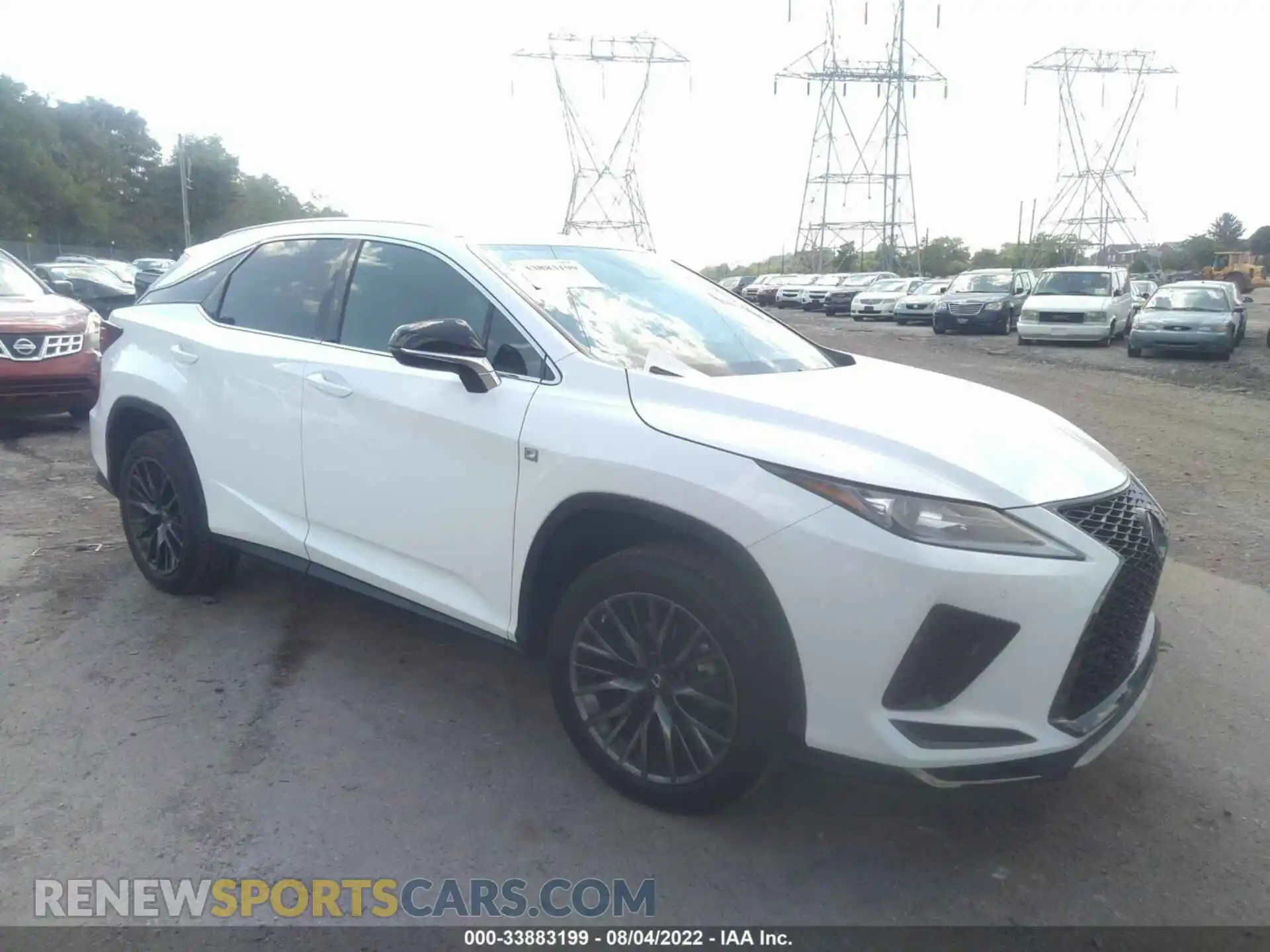 1 fotografías del automóvil dañado 2T2SZMDA2MC301725 LEXUS RX 2021