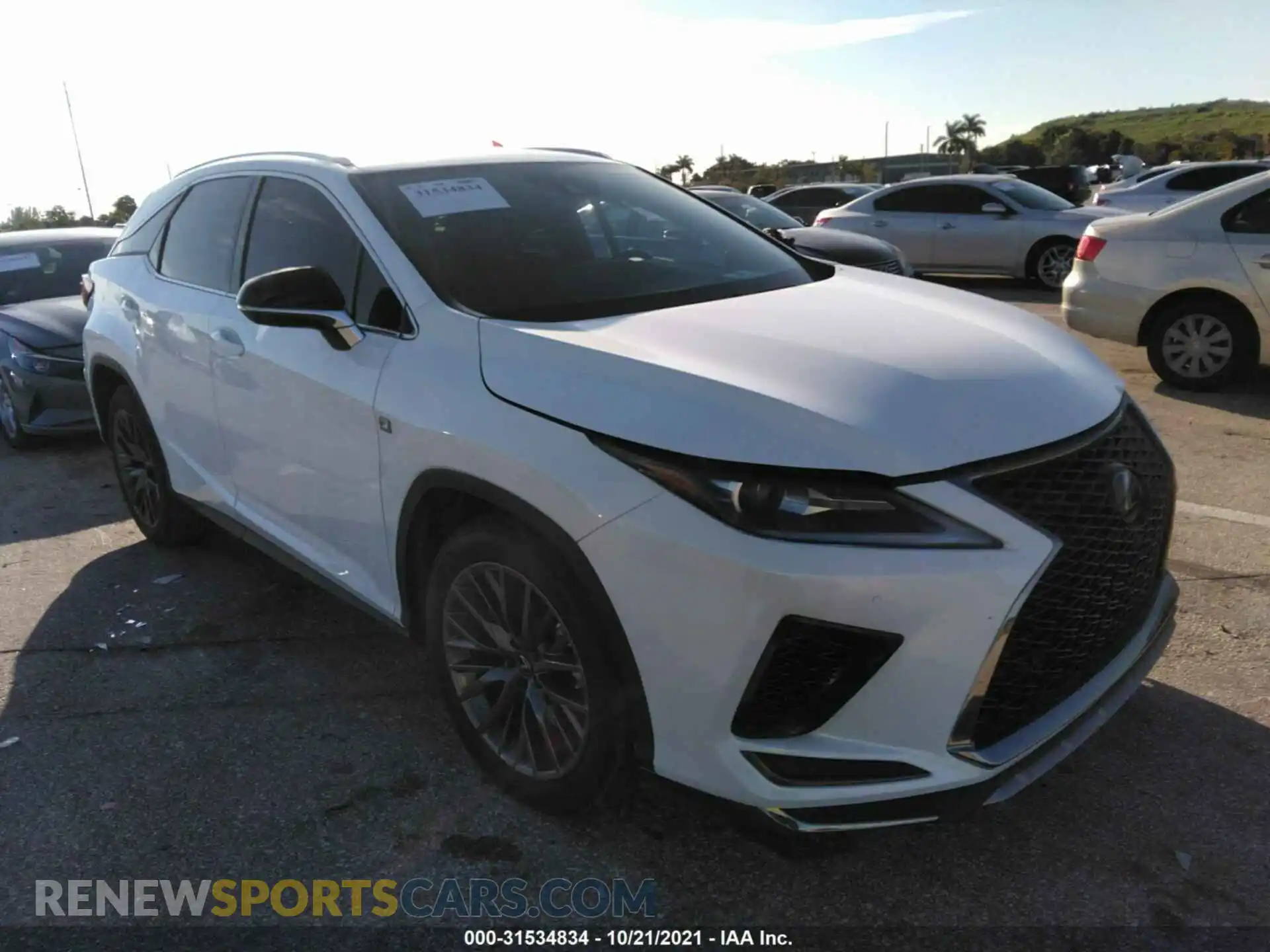 1 Photograph of a damaged car 2T2YZMDA1MC281302 LEXUS RX 2021